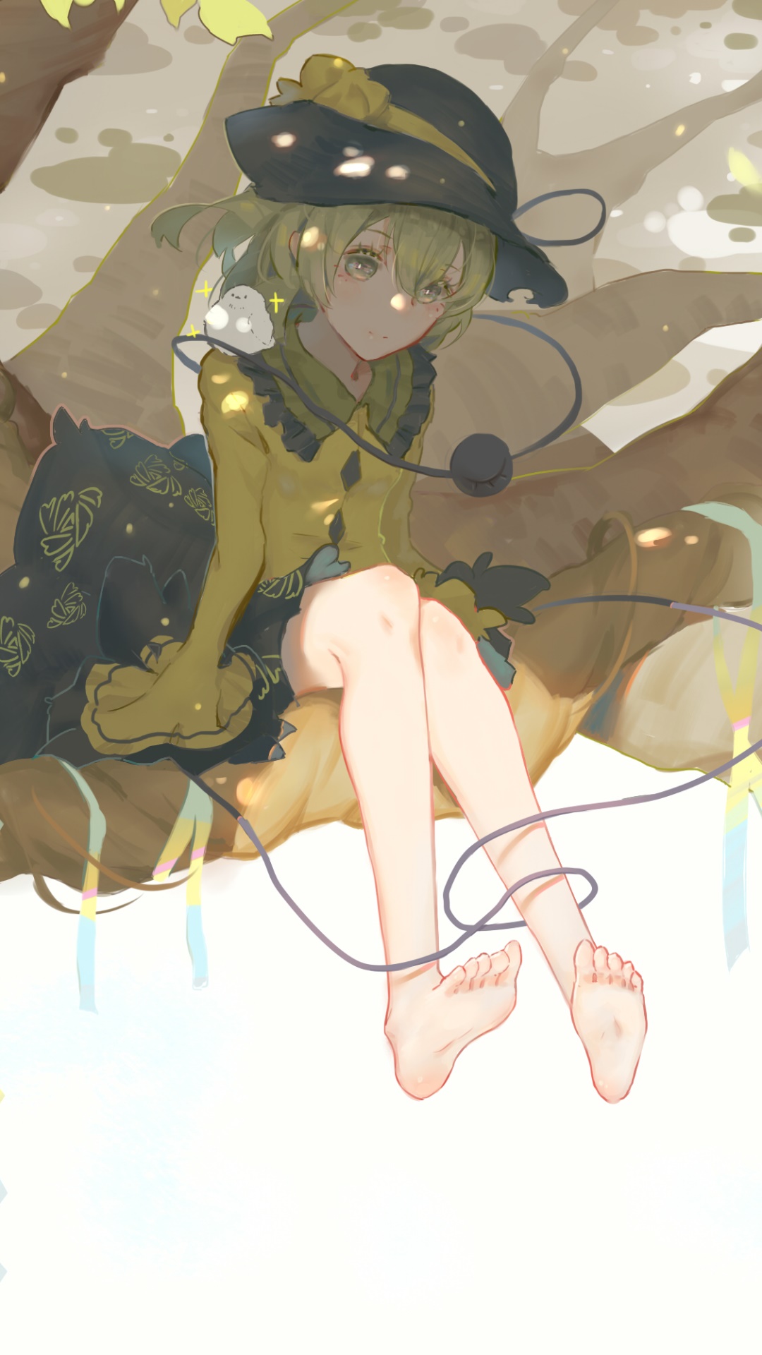 Anime Touhou, Koishi Komeiji, 1080x1920, Phone HD Wallpaper