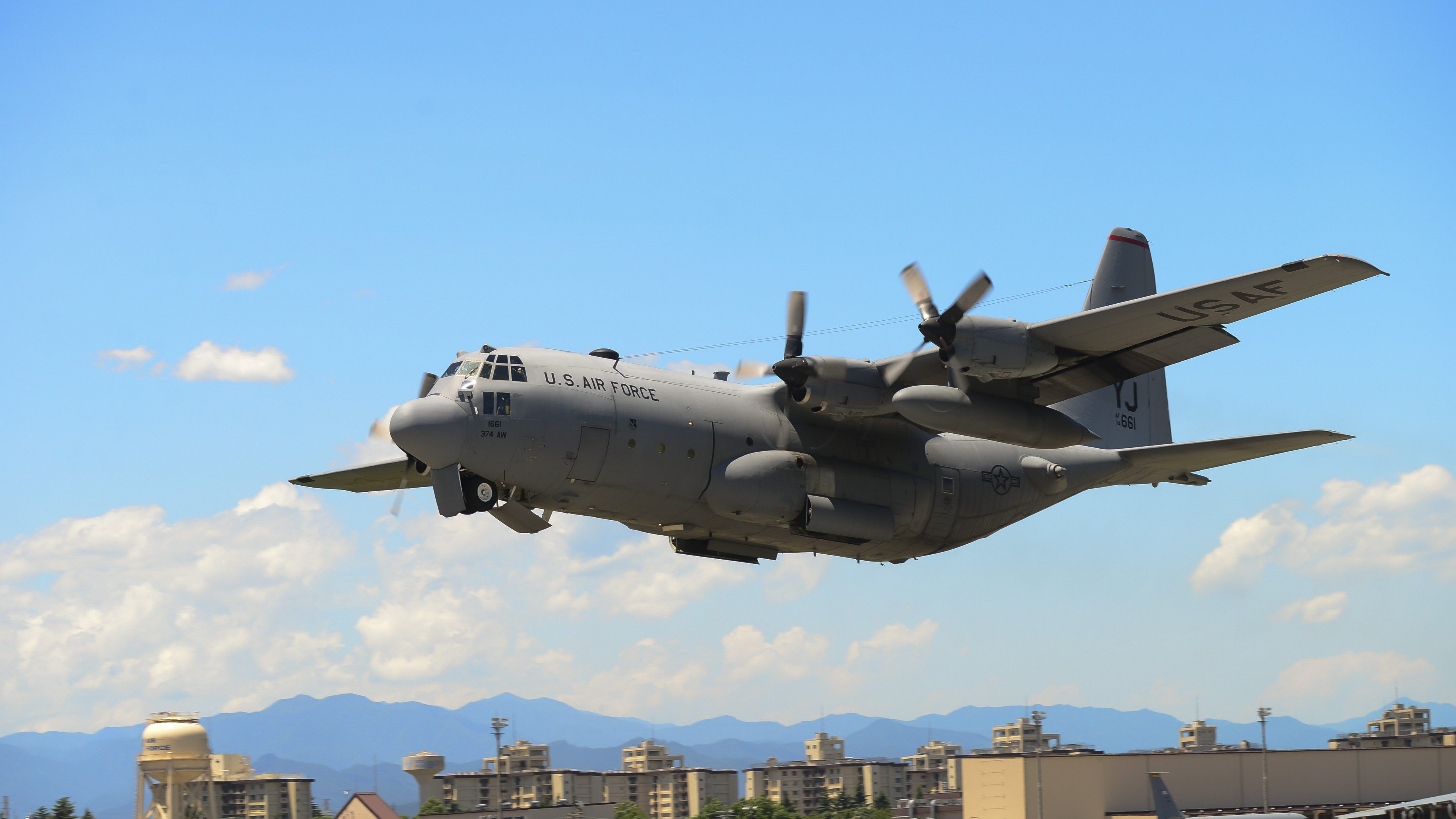 C-130 Hercules, military transport aircraft, US Army, U.S. Air Force, HD Wallpaper