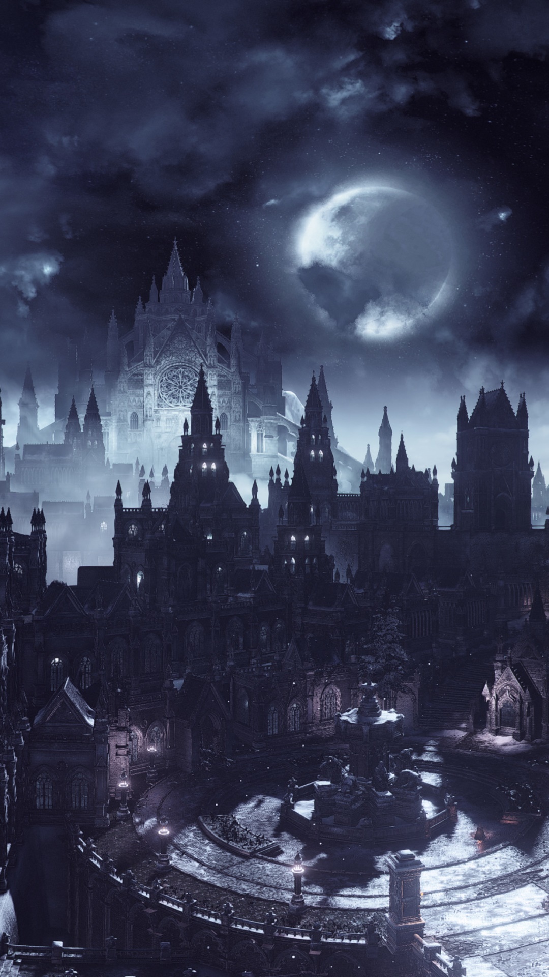 Video Game Dark Souls III, Sky, Night, 1080x1920, Phone HD Wallpaper