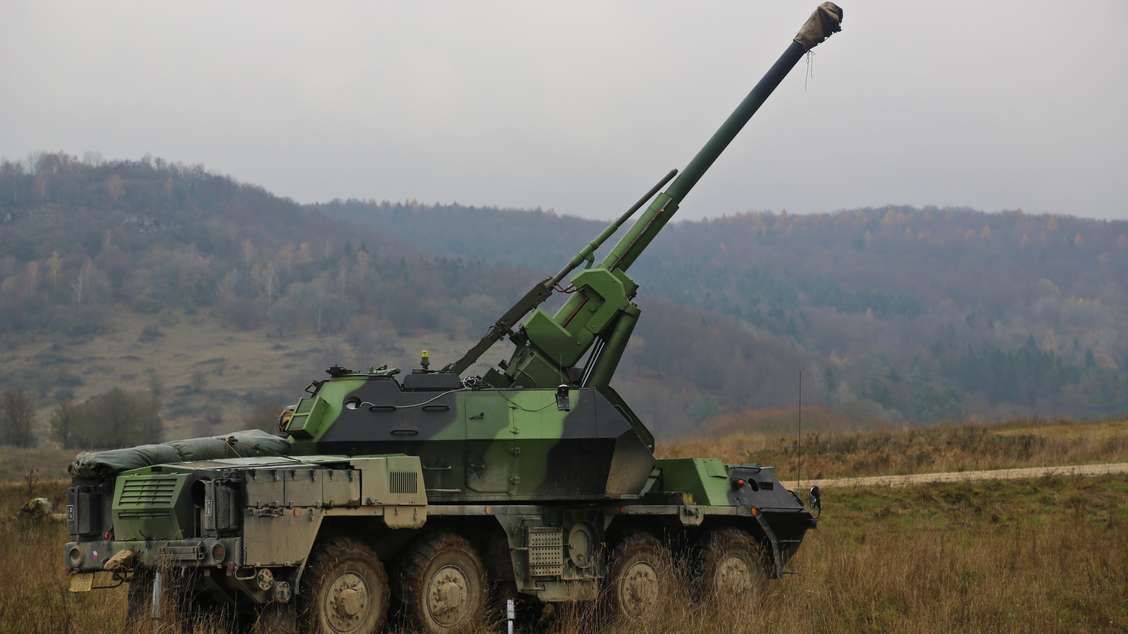 vz.77 DANA, self-propelled auto-loading gun, Military of the Czech Republic, HD Wallpaper