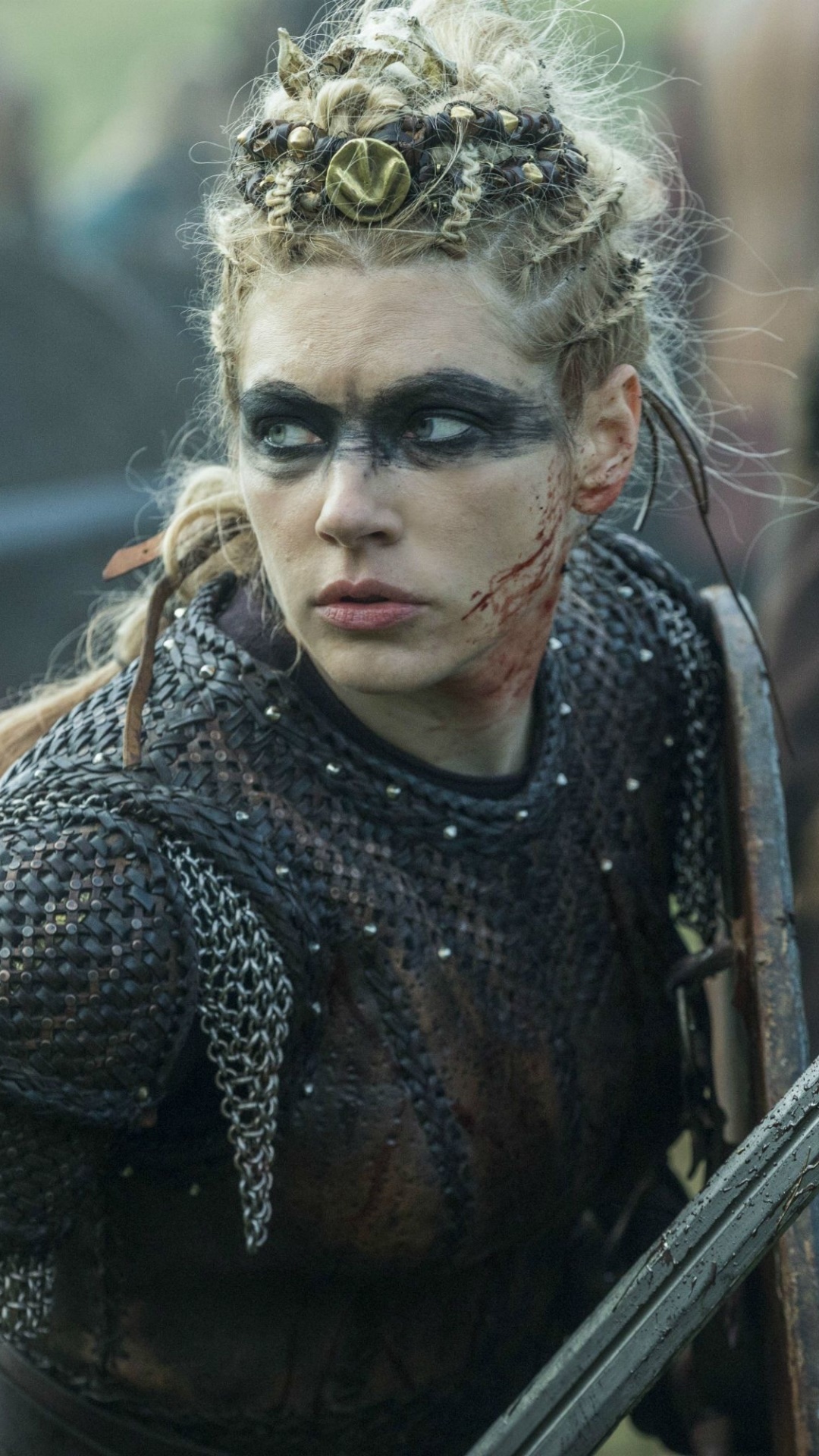 TV Show Vikings, Katheryn Winnick, Lagertha (Vikings), 1080x1920, Phone HD Wallpaper