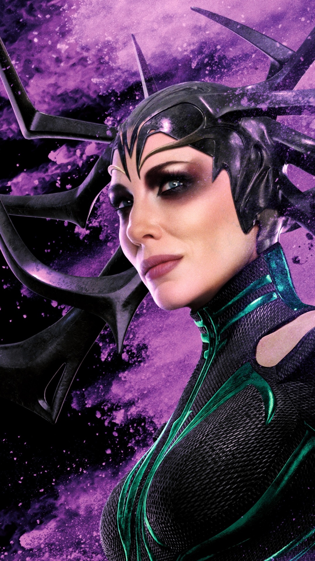 Movie Thor: Ragnarok, Hela (Marvel Comics), Cate Blanchett, 1080x1920, Phone HD Wallpaper