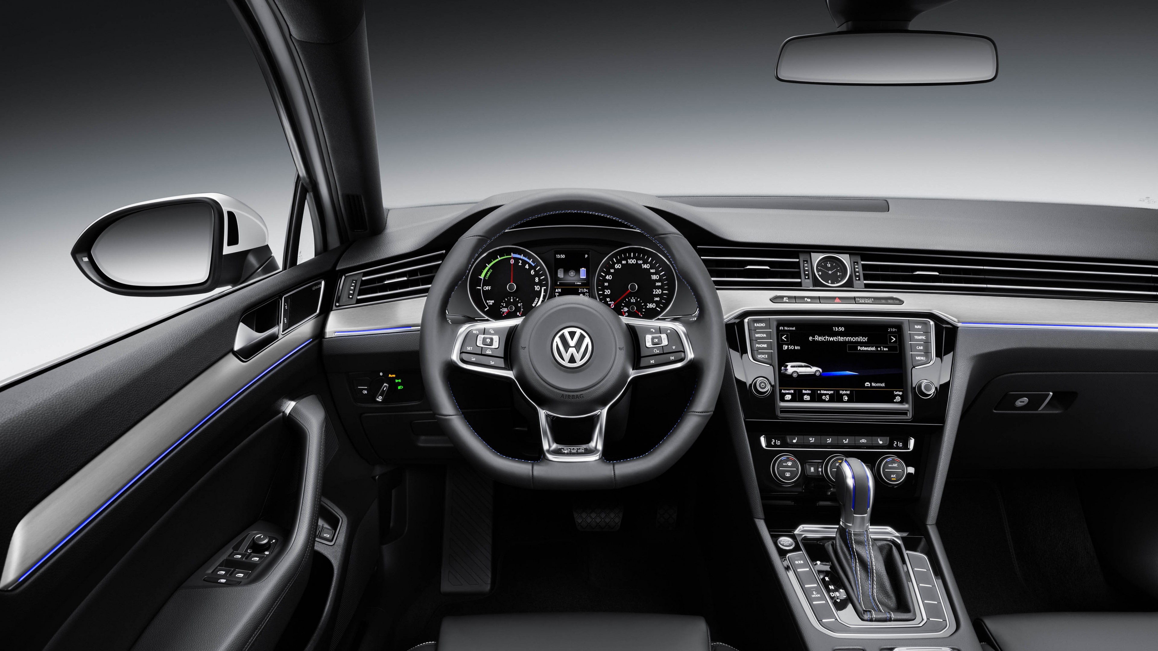 Cross Coupe GTE, Volkswagen, coupe, hybrid, interior., HD Wallpaper