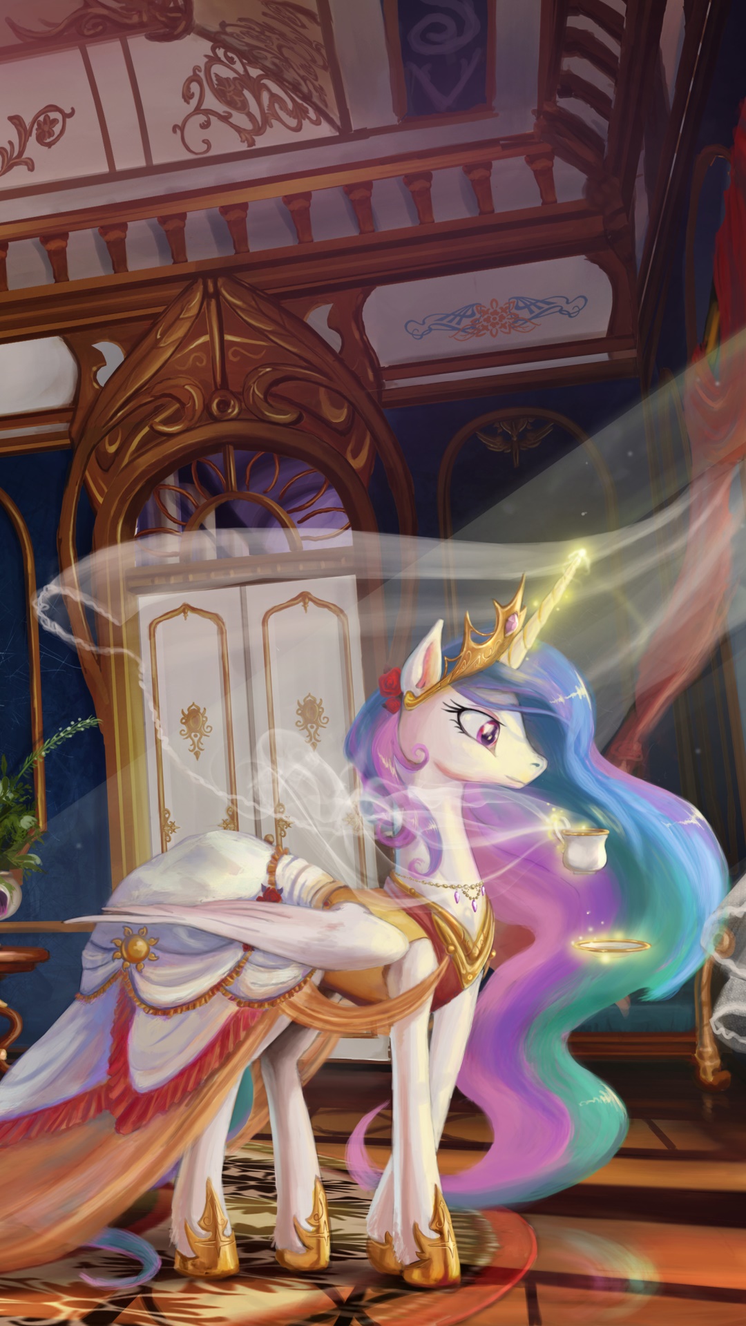 TV Show My Little Pony: Friendship is Magic, Princess Celestia, 1080x1920, Phone HD Wallpaper