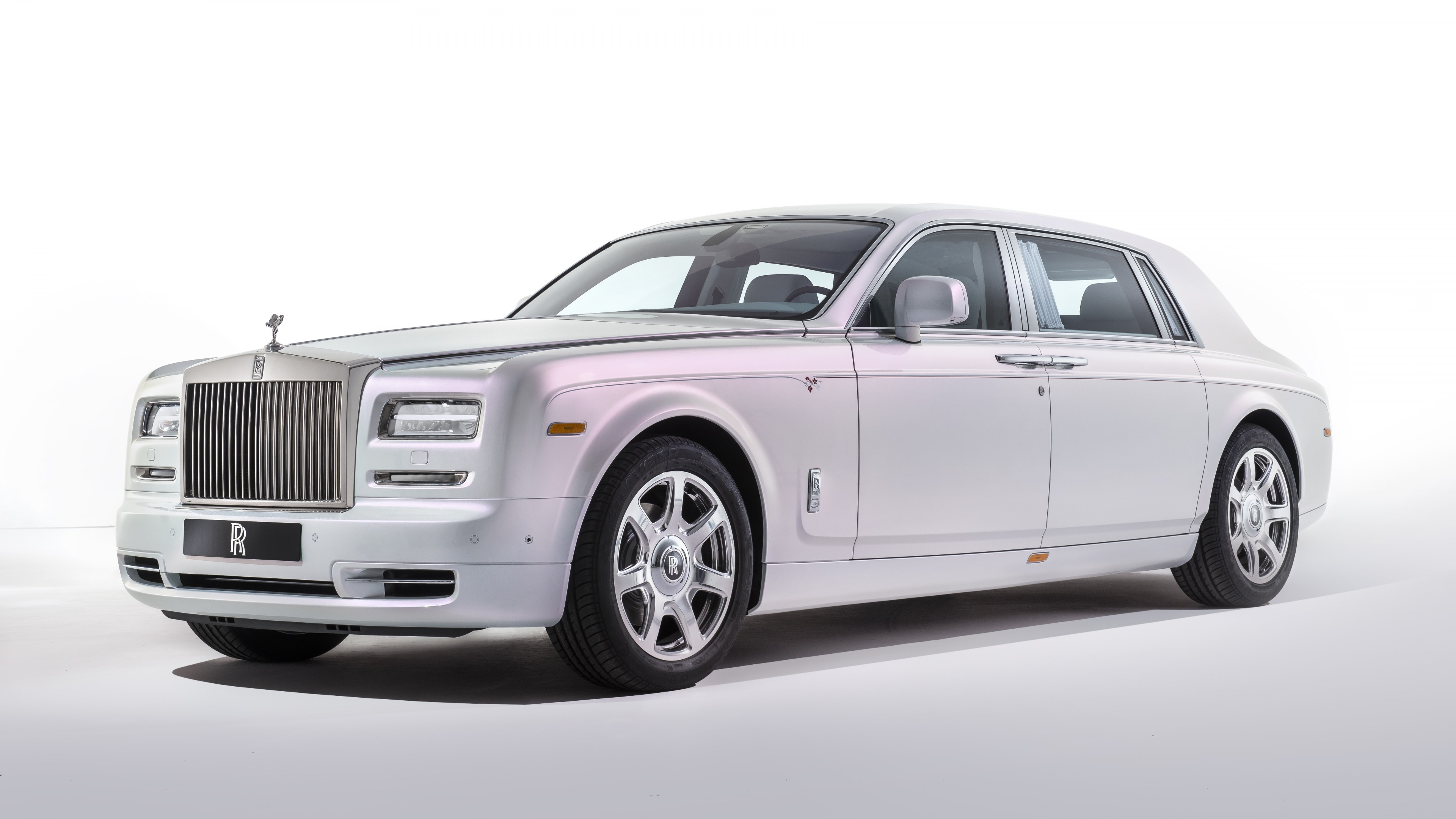 Rolls-Royce Phantom Serenity, sedan, luxery, white., HD Wallpaper