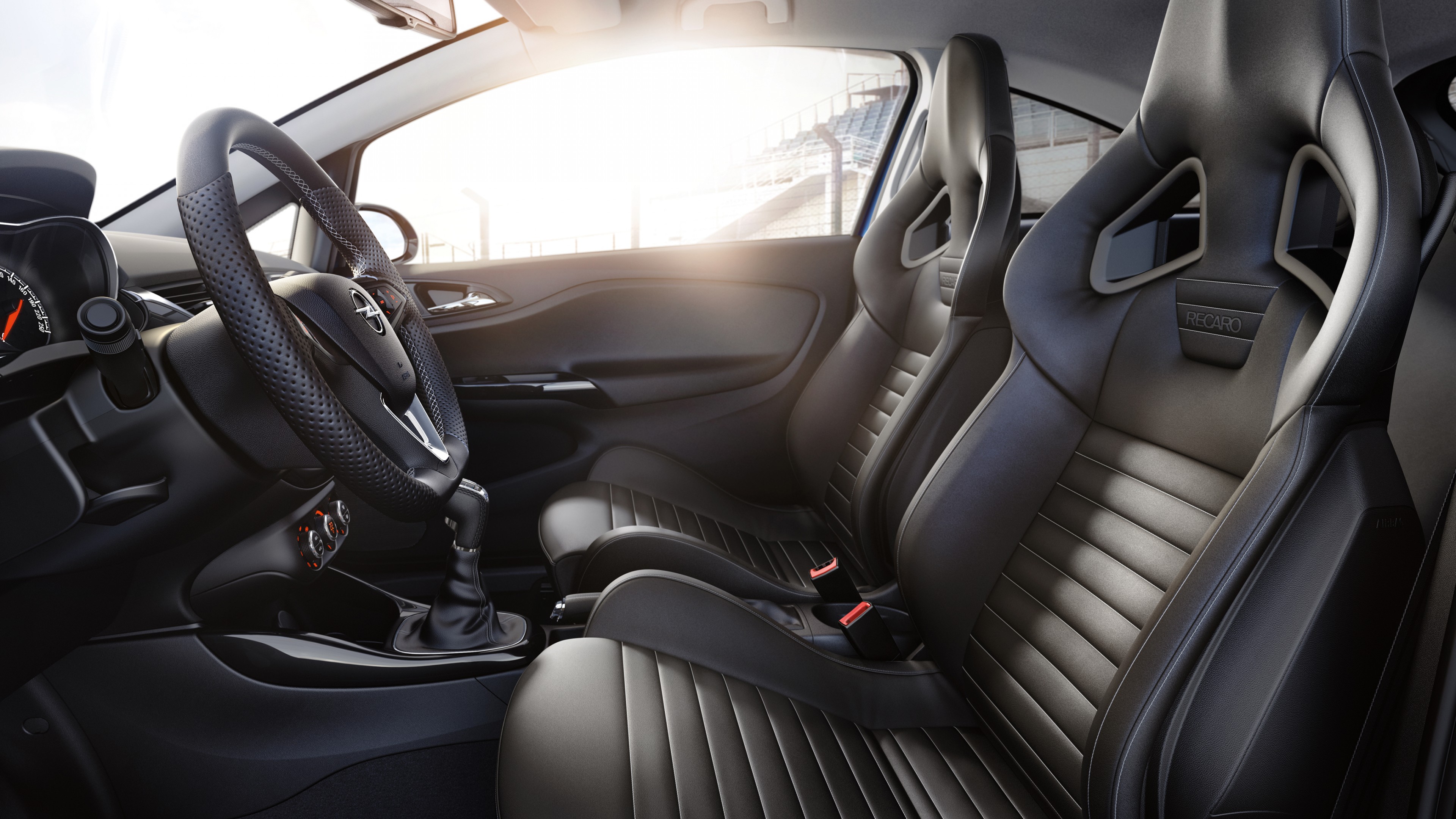 opel corsa VXR, hatcback, blue., HD Wallpaper
