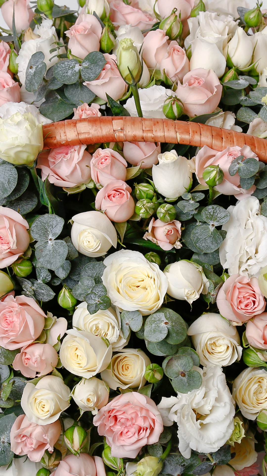 Earth Flower, Colors, Earth, Basket, Pastel, Pink Flower, 1080x1920, Phone HD Wallpaper