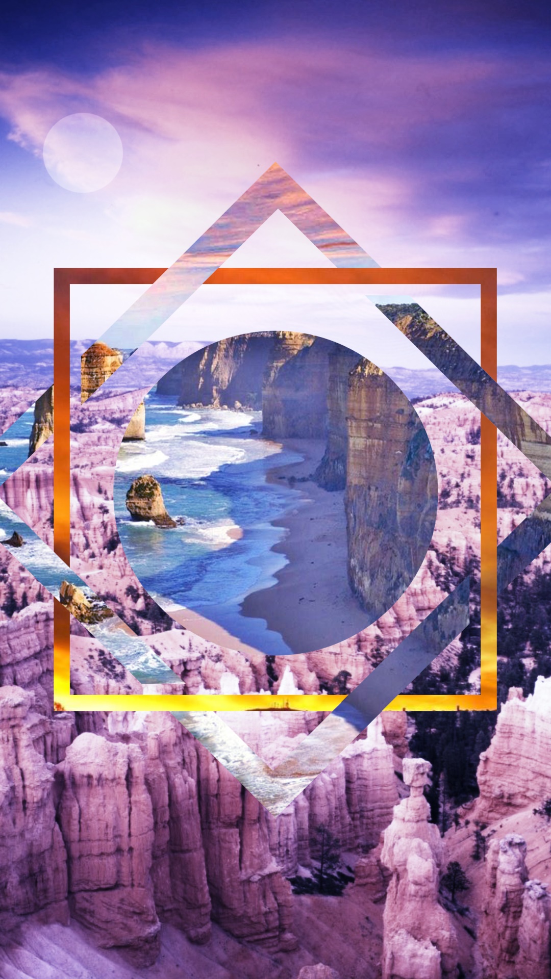«Polyscape phone wallpaper» HD Wallpapers