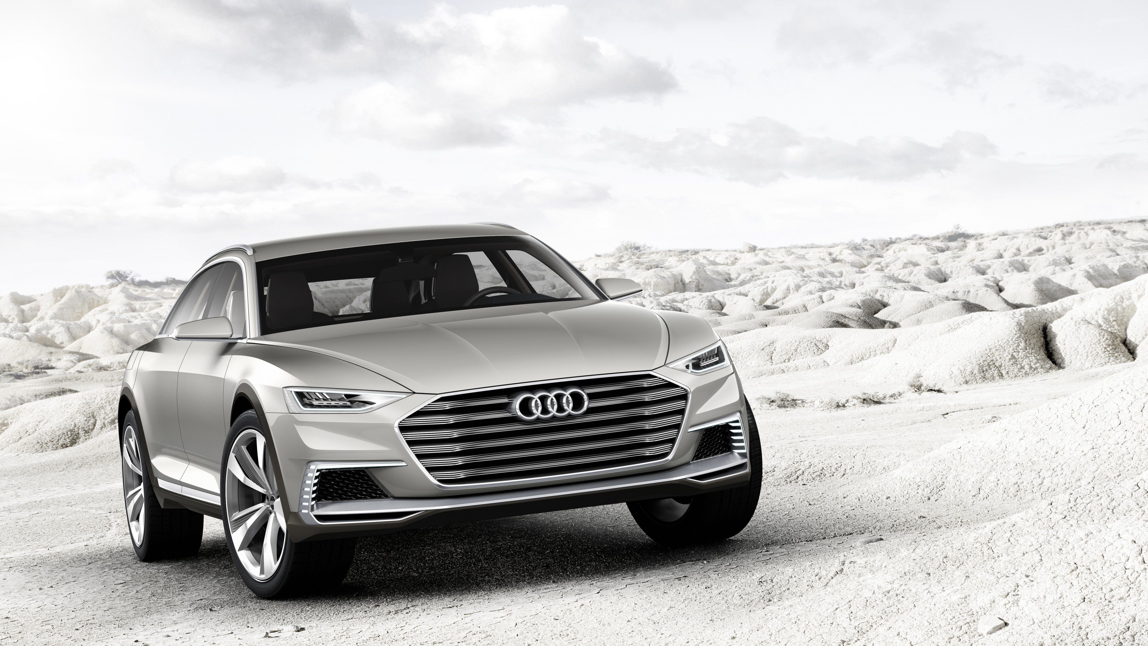Audi prologue, universal, hybrid, grey., HD Wallpaper