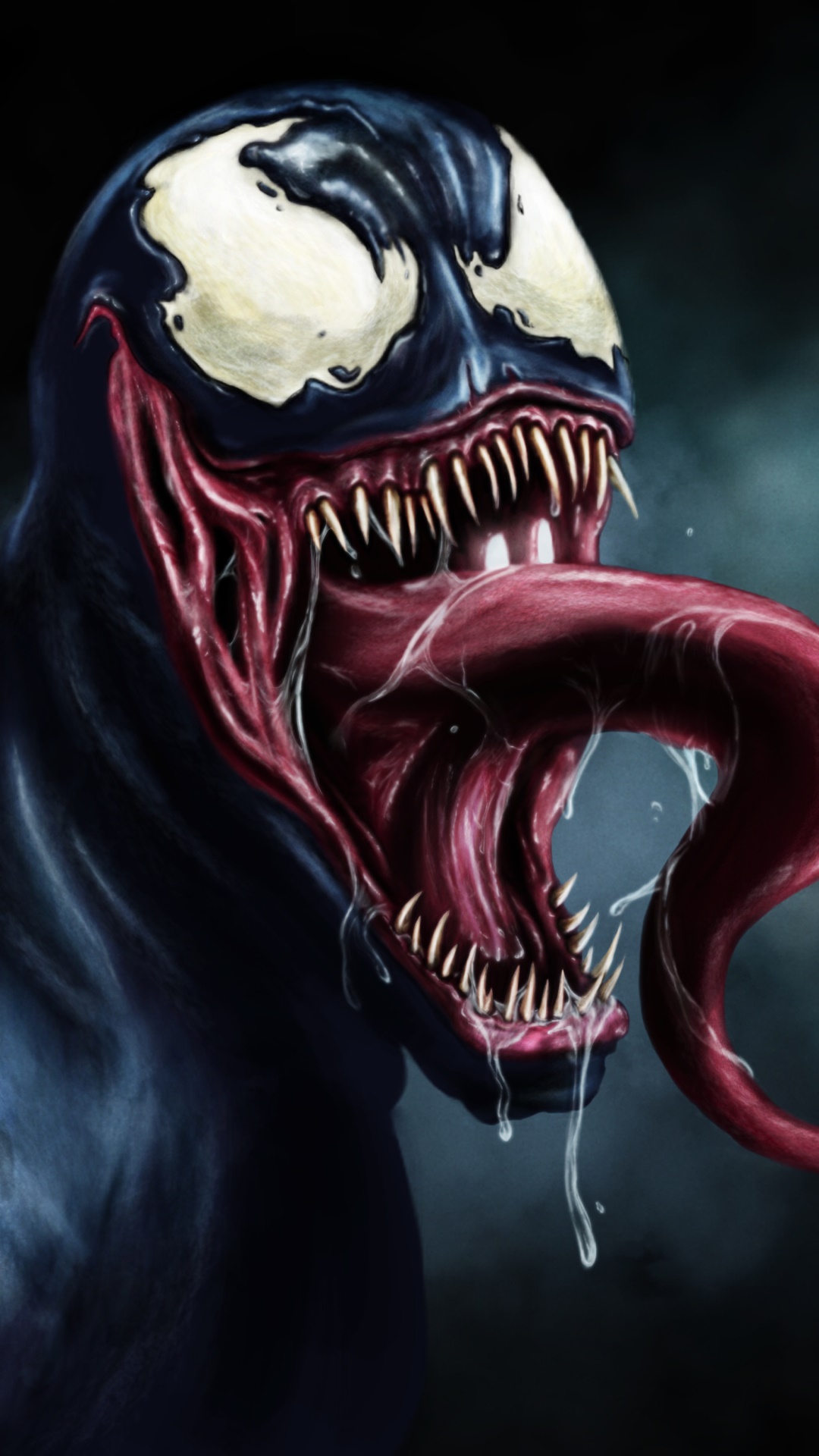 Comics Venom, Creepy, Dark, Scary, 1080x1920, Phone HD Wallpaper