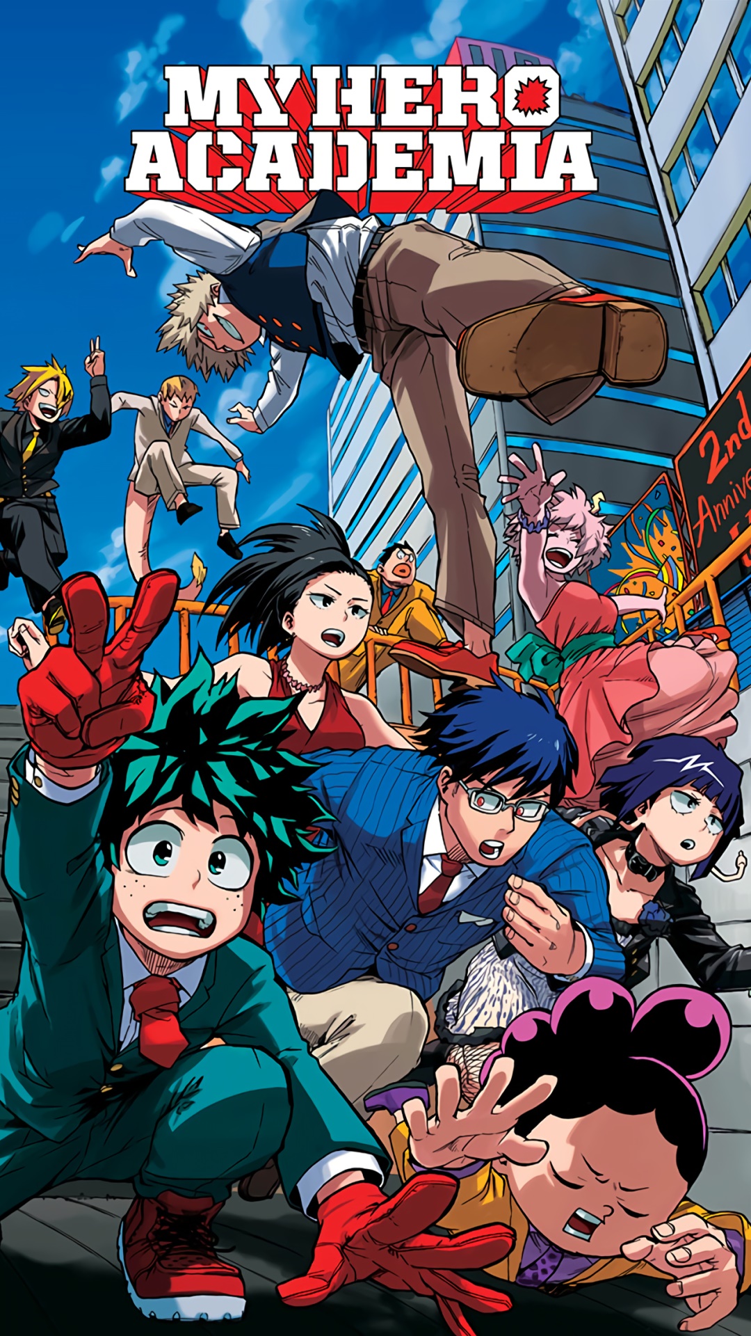 Anime My Hero Academia, Eijiro Kirishima, Hanta Sero, Denki Kaminari, All Might, Fumikage Tokoyami, 1080x1920, Phone HD Wallpaper