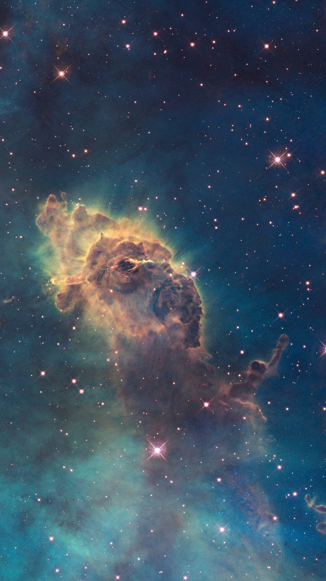 Sci Fi Nebula, Space, Carina Nebula, Stars, 1080x1920, Phone HD Wallpaper