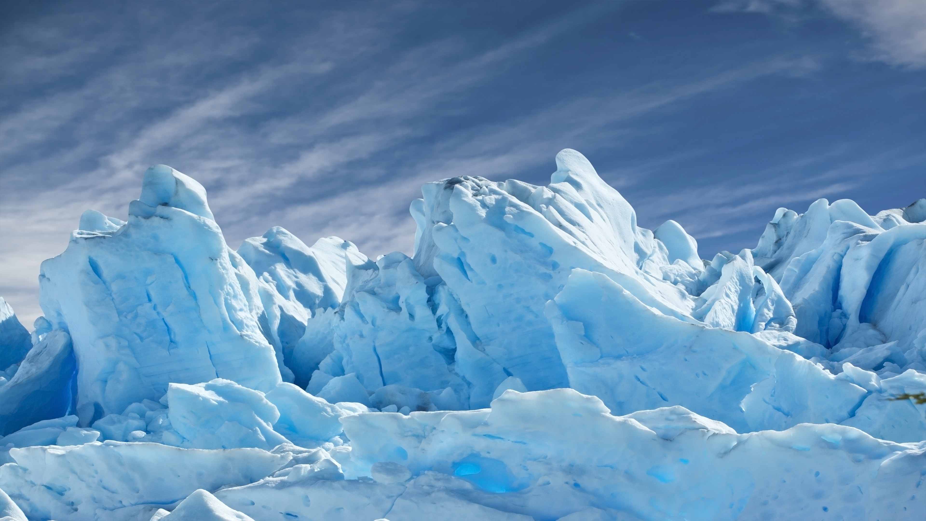 Rocks, 4K, ice, snow, mountains, HD Wallpaper