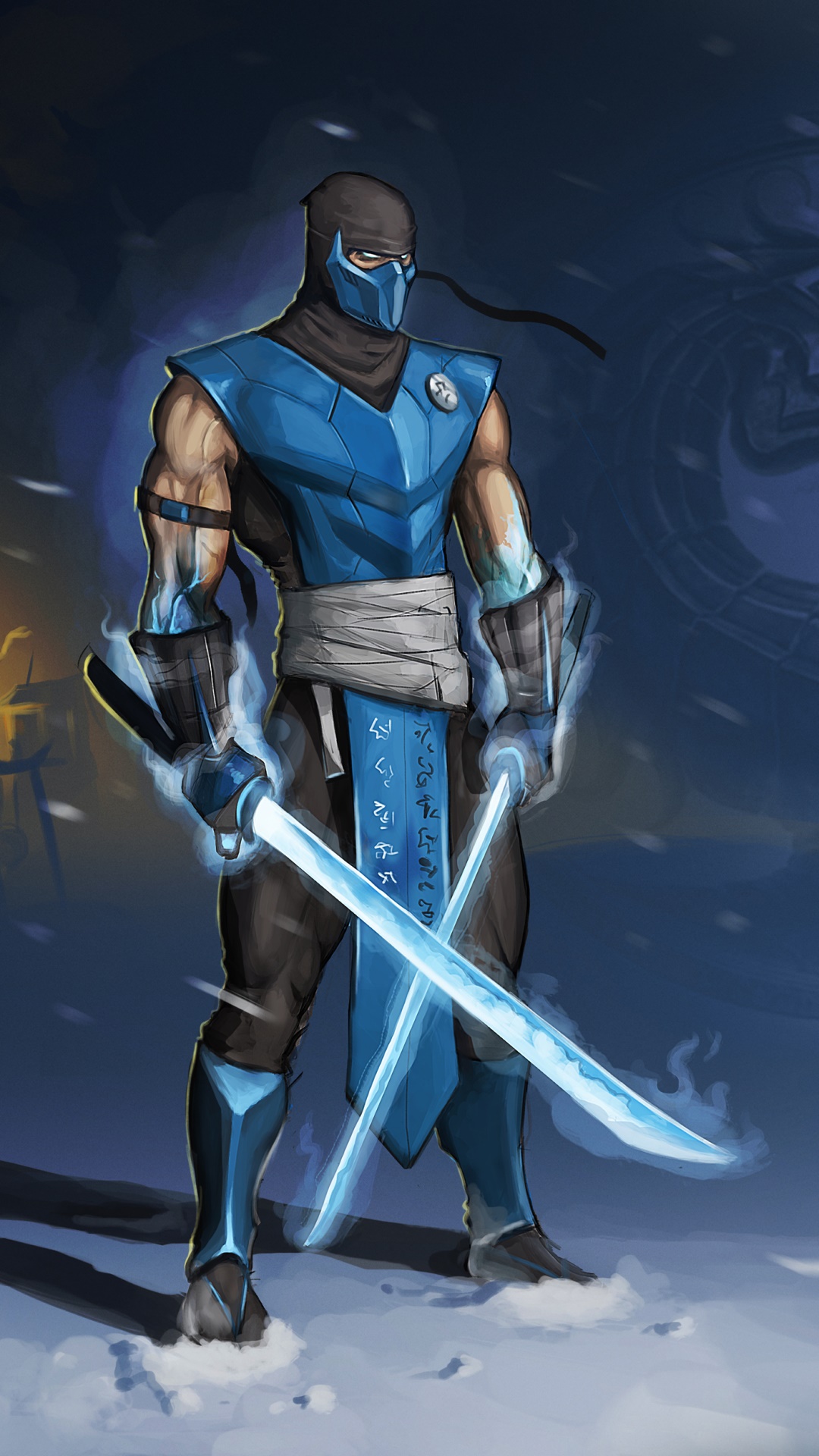Video Game Mortal Kombat, Sub-Zero (Mortal Kombat), Warrior, Sword, 1080x1920, Phone HD Wallpaper