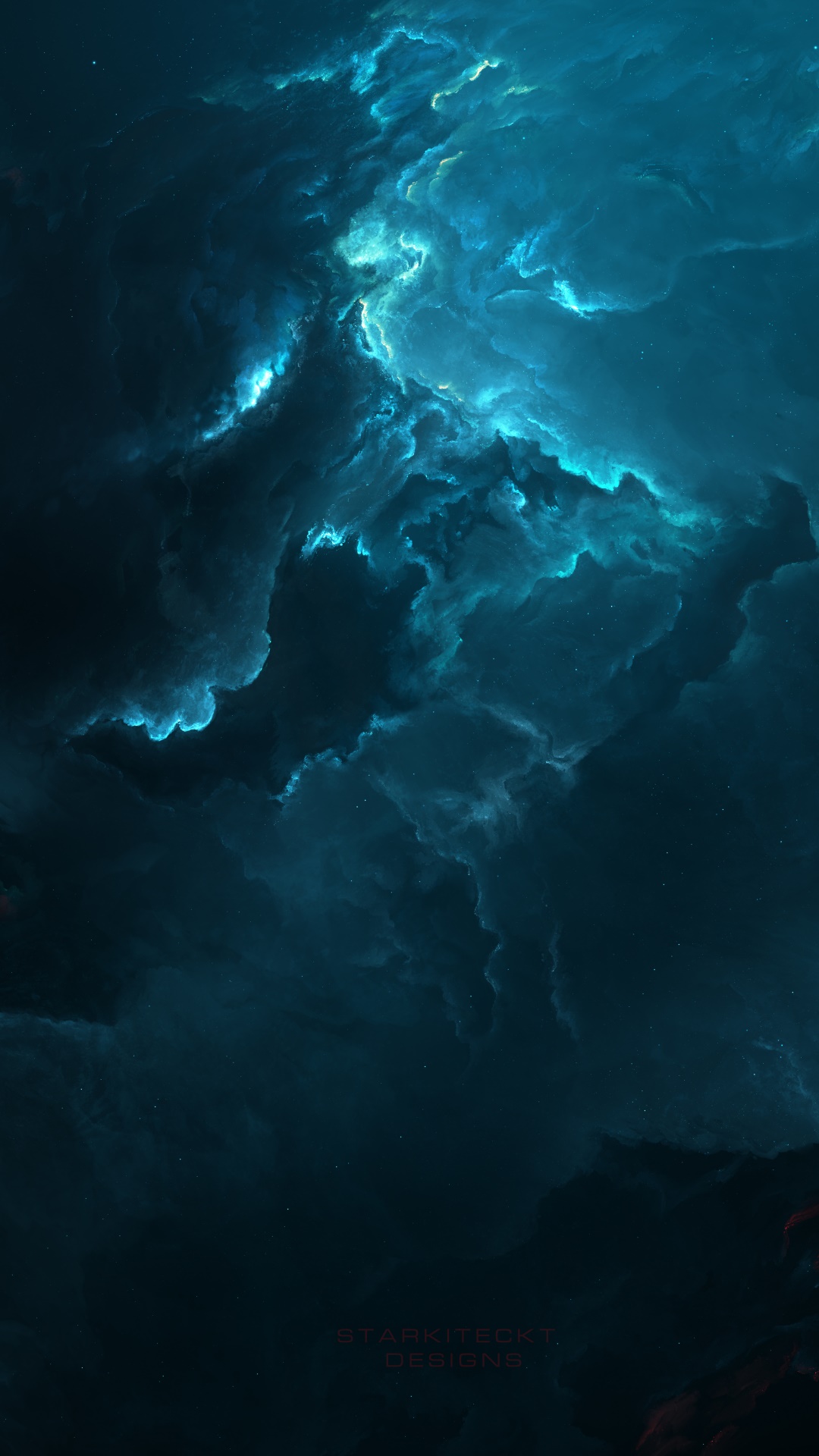 Sci Fi Nebula, Space, Blue, 1080x1920, Phone HD Wallpaper
