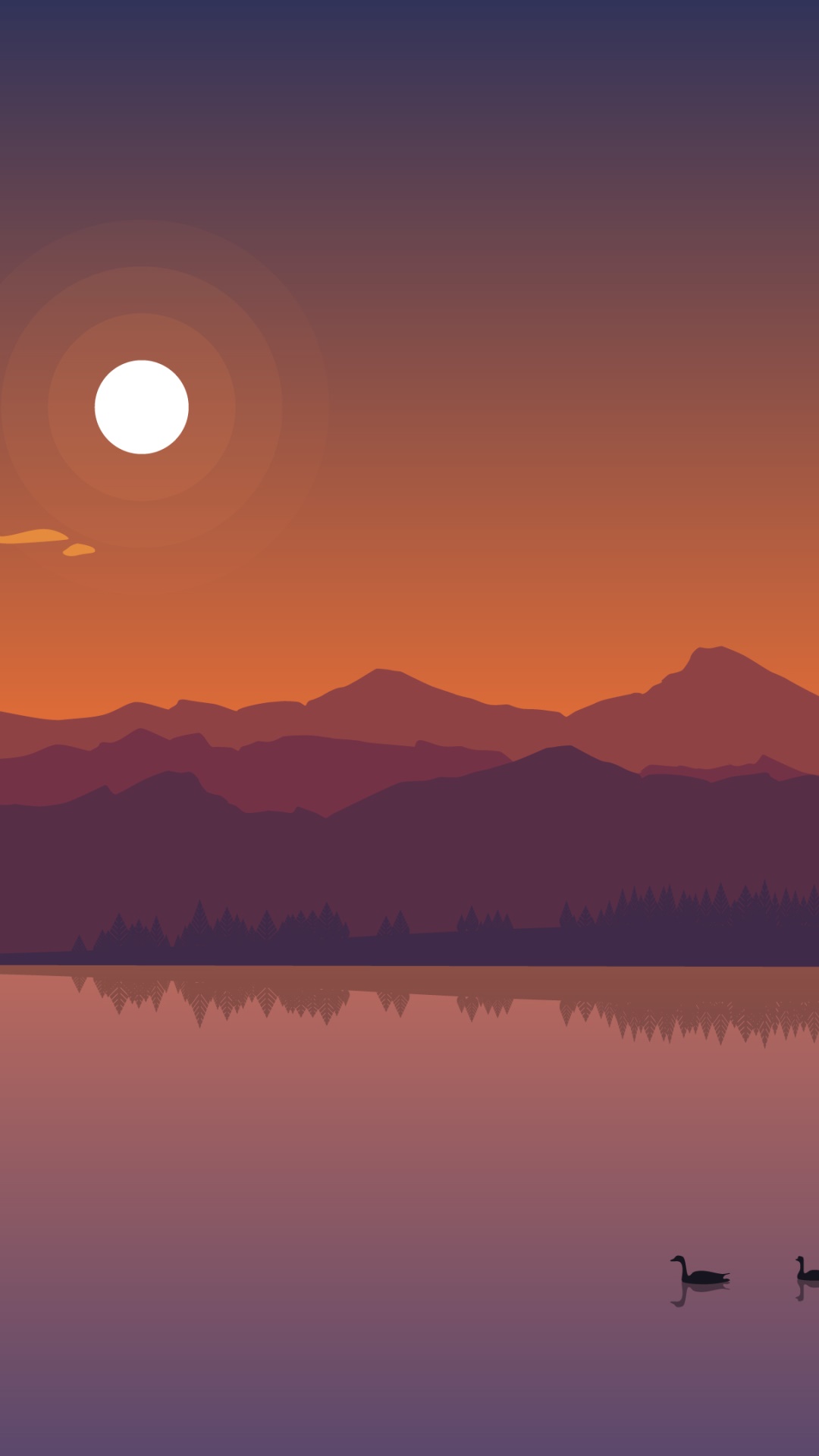 Artistic Sunset, Landscape, 1080x1920, Phone HD Wallpaper