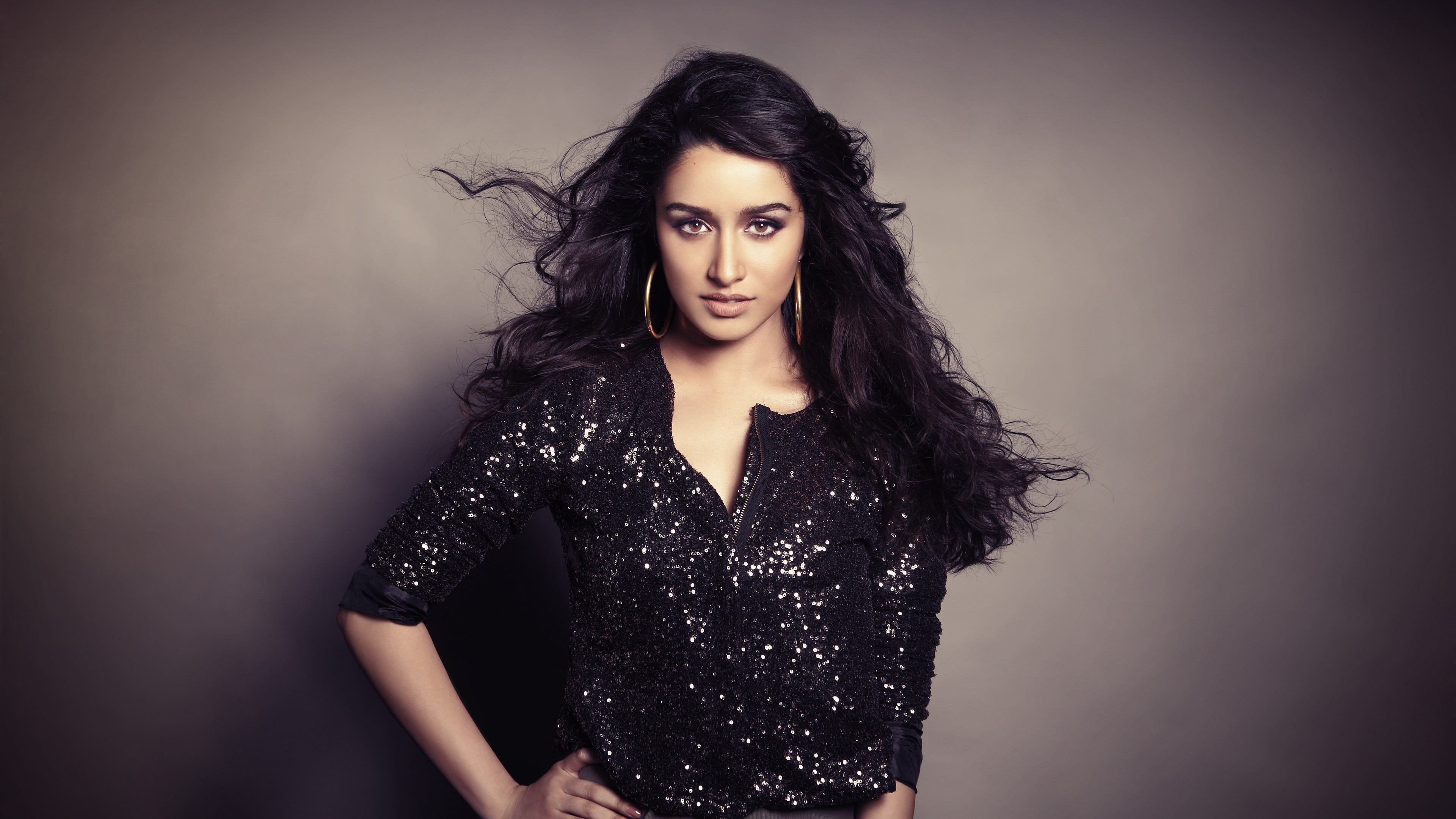Shraddha Kapoor, Most Popular Celebs, actress, singer, brunette, HD Wallpaper
