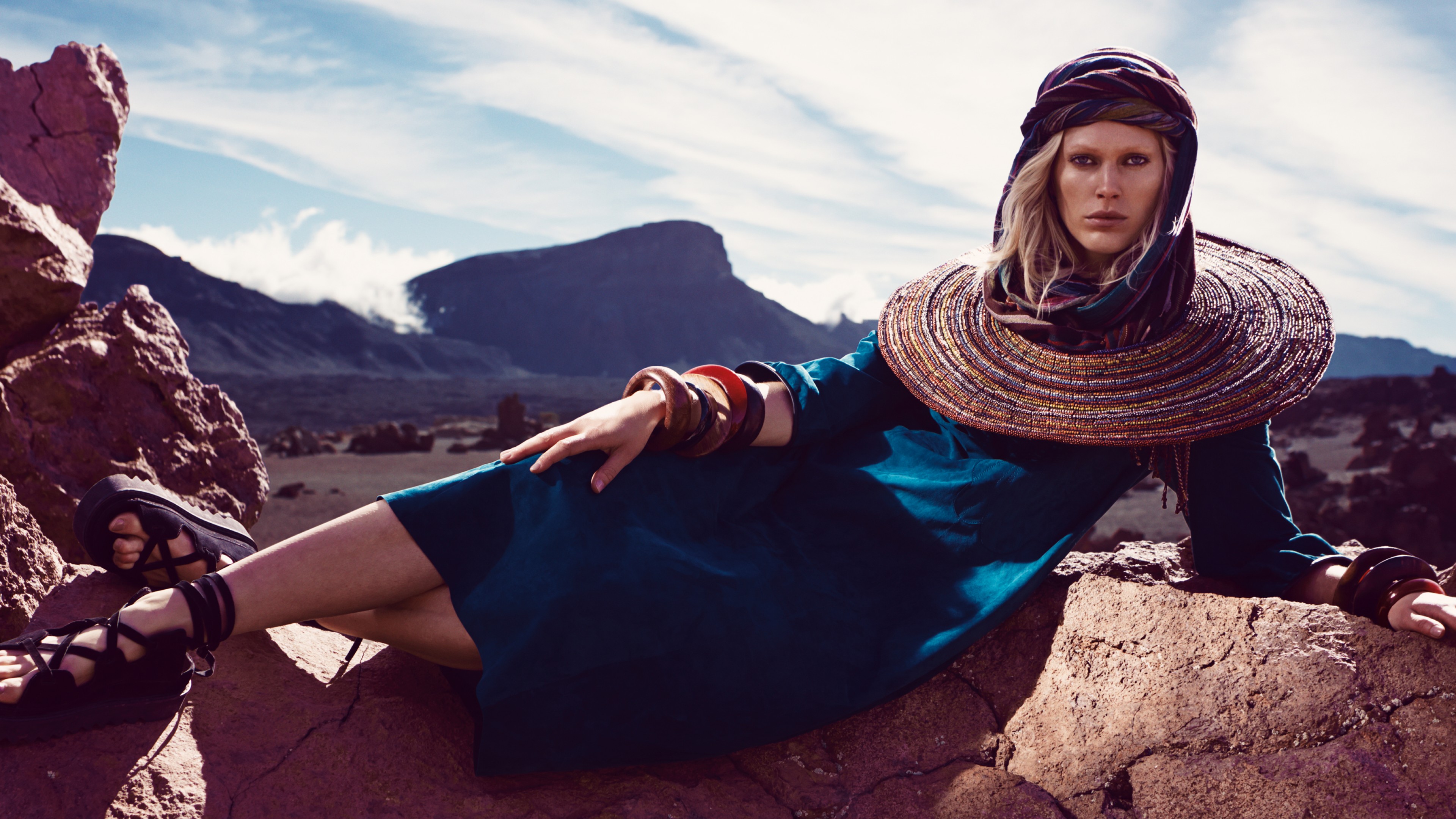 Iselin Steiro, Top Fashion Models, model, blonde, HD Wallpaper
