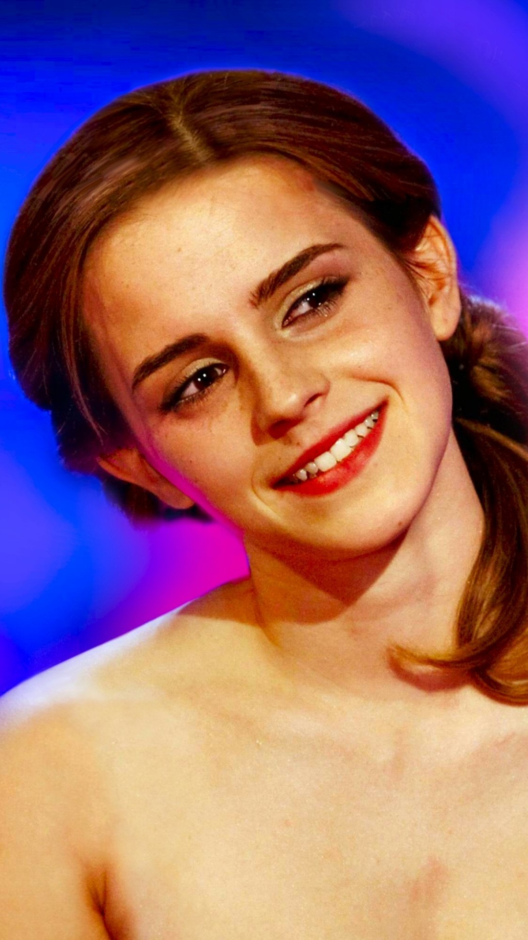 Celebrity Emma Watson, Face, 1080x1920, Phone HD Wallpaper