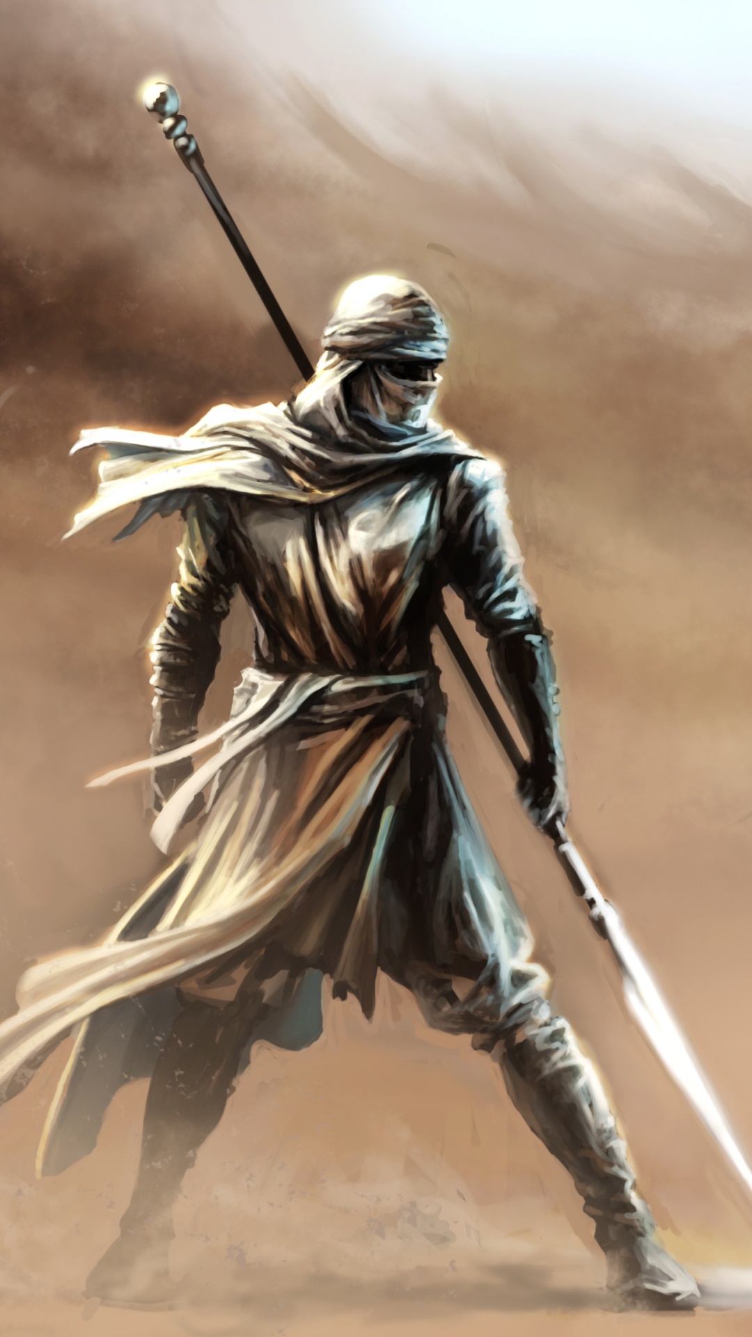 Fantasy Dragon, Battle, Weapon, Warrior, 1080x1920, Phone HD Wallpaper