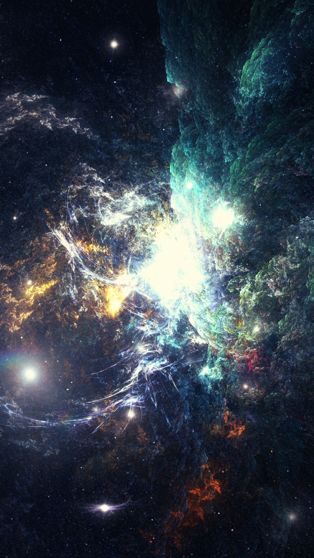 Sci Fi Nebula, Stars, Space, 1080x1920, Phone HD Wallpaper