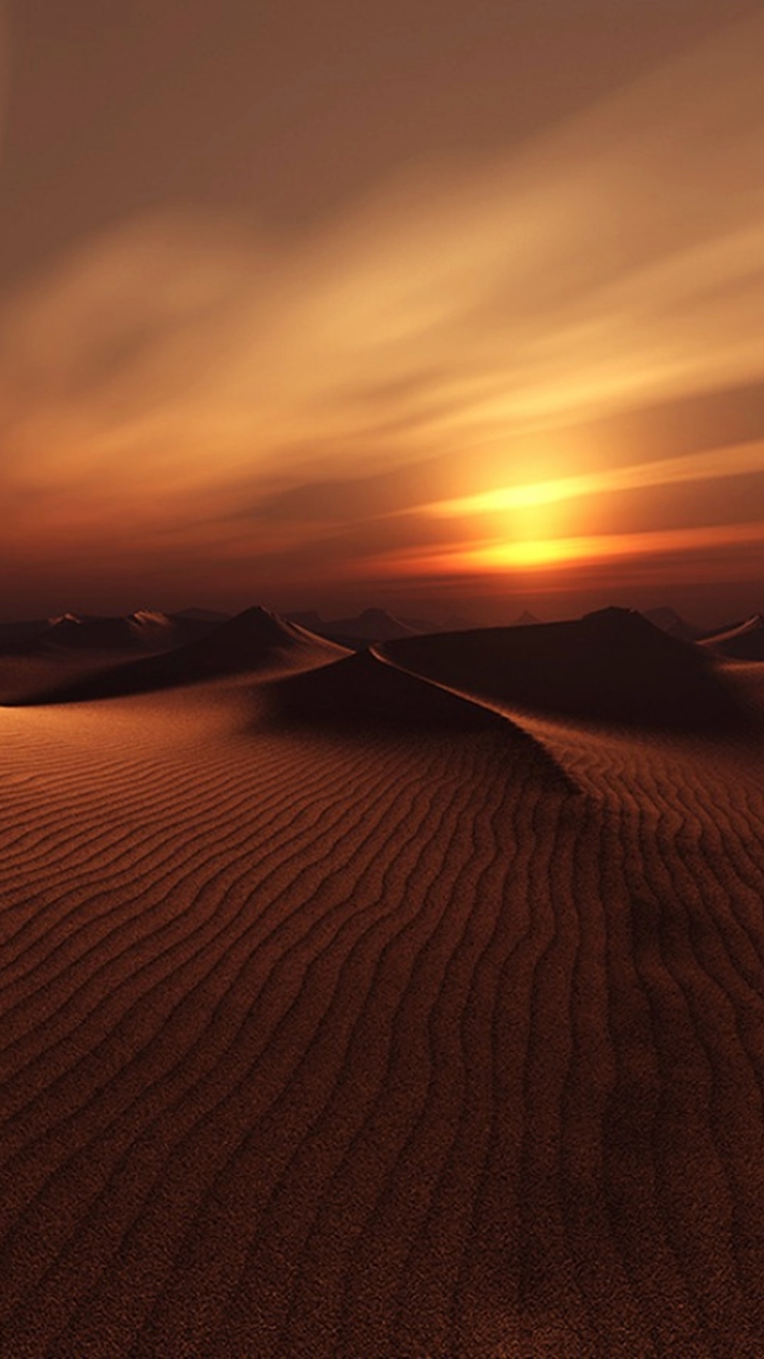 Earth Sunset, Nature, Dune, Desert, Landscape, Sand, 1080x1920, Phone HD Wallpaper