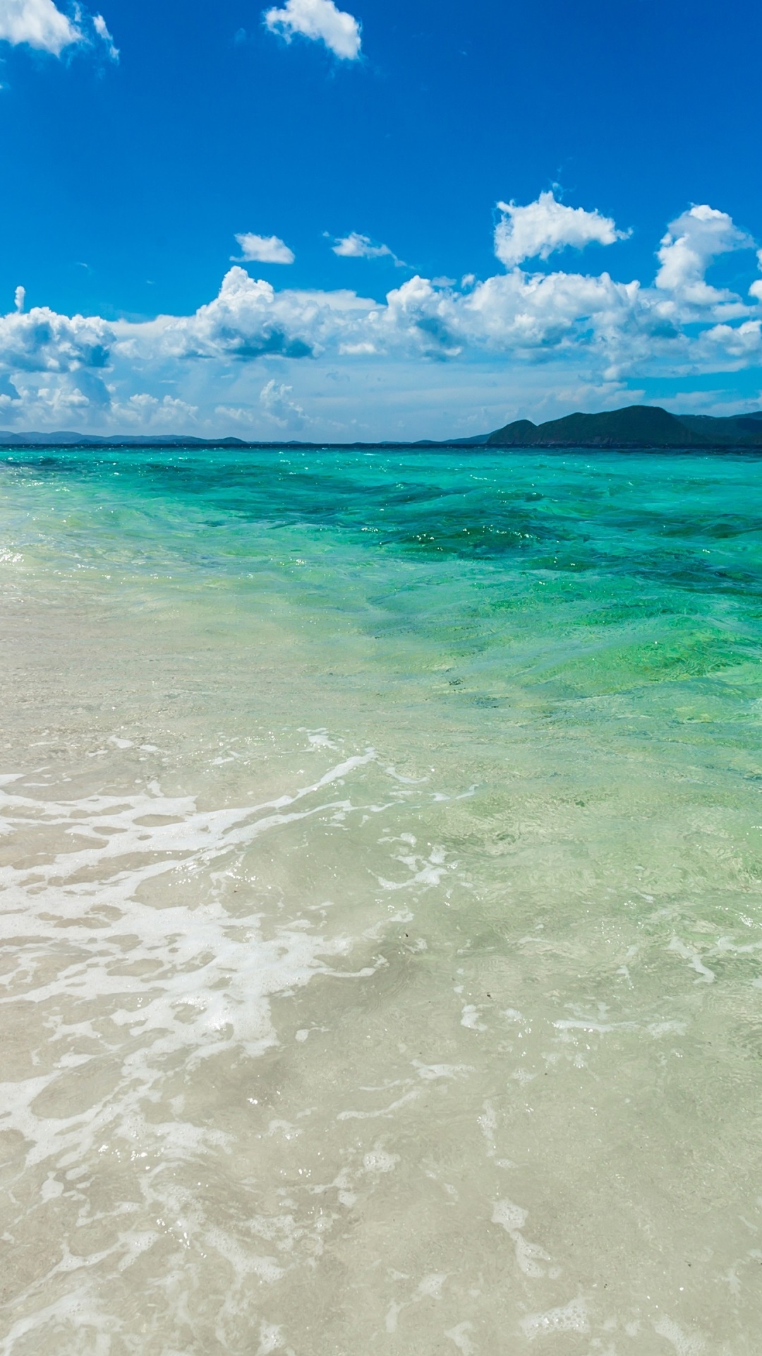 Earth Ocean, Tropical, Sand, Turquoise, Horizon, Cloud, 1080x1920, Phone HD Wallpaper