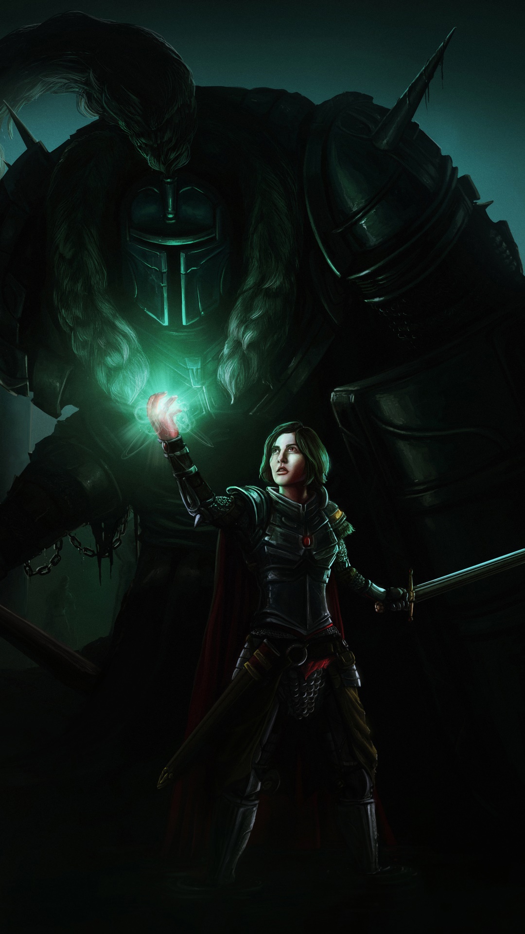 Video Game Dark Souls, Light, Sword, Magic, Armor, Axe, 1080x1920, Phone HD Wallpaper
