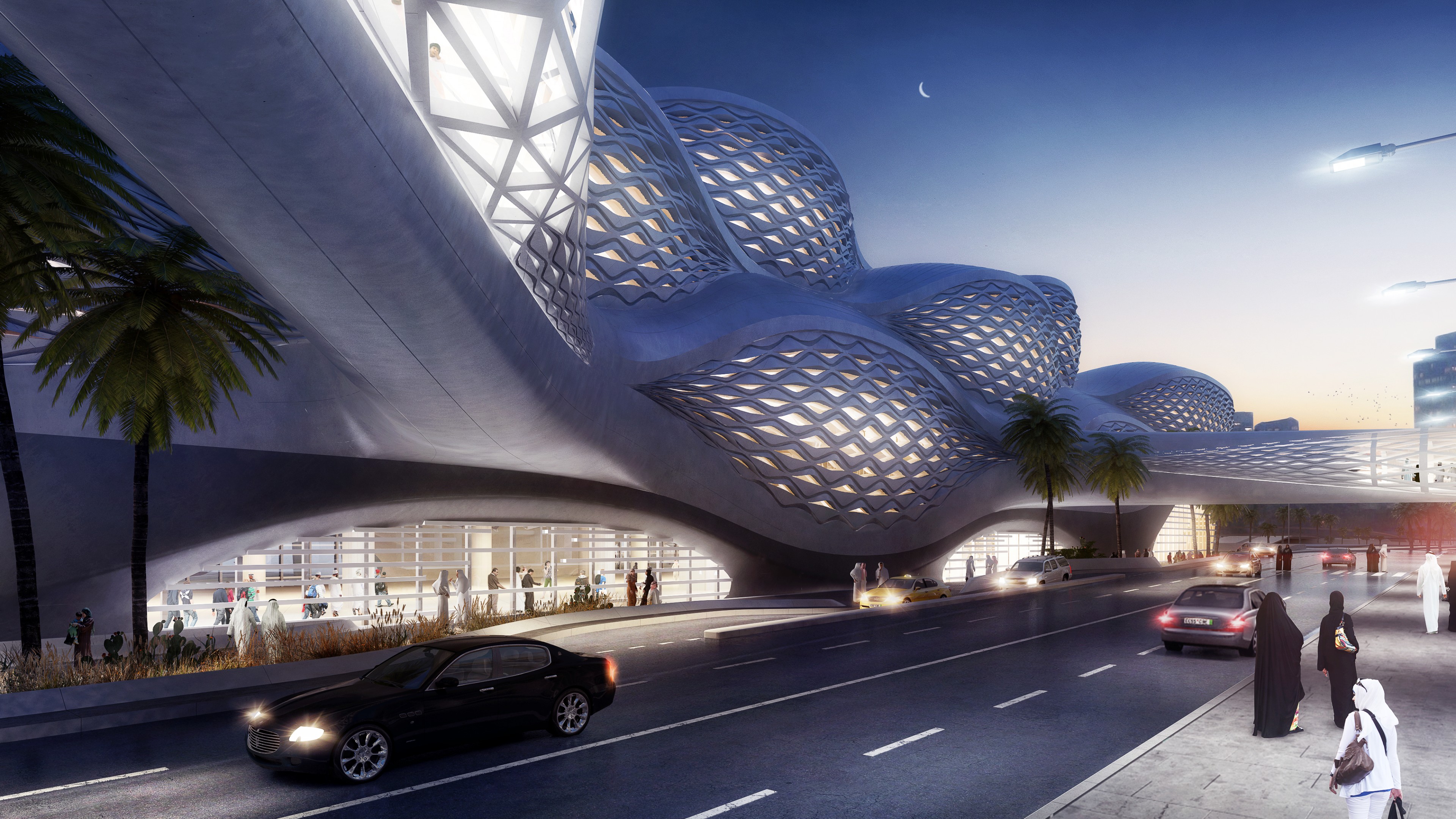 Metro station, Saudi Arabian, Tourism, Travel, HD Wallpaper