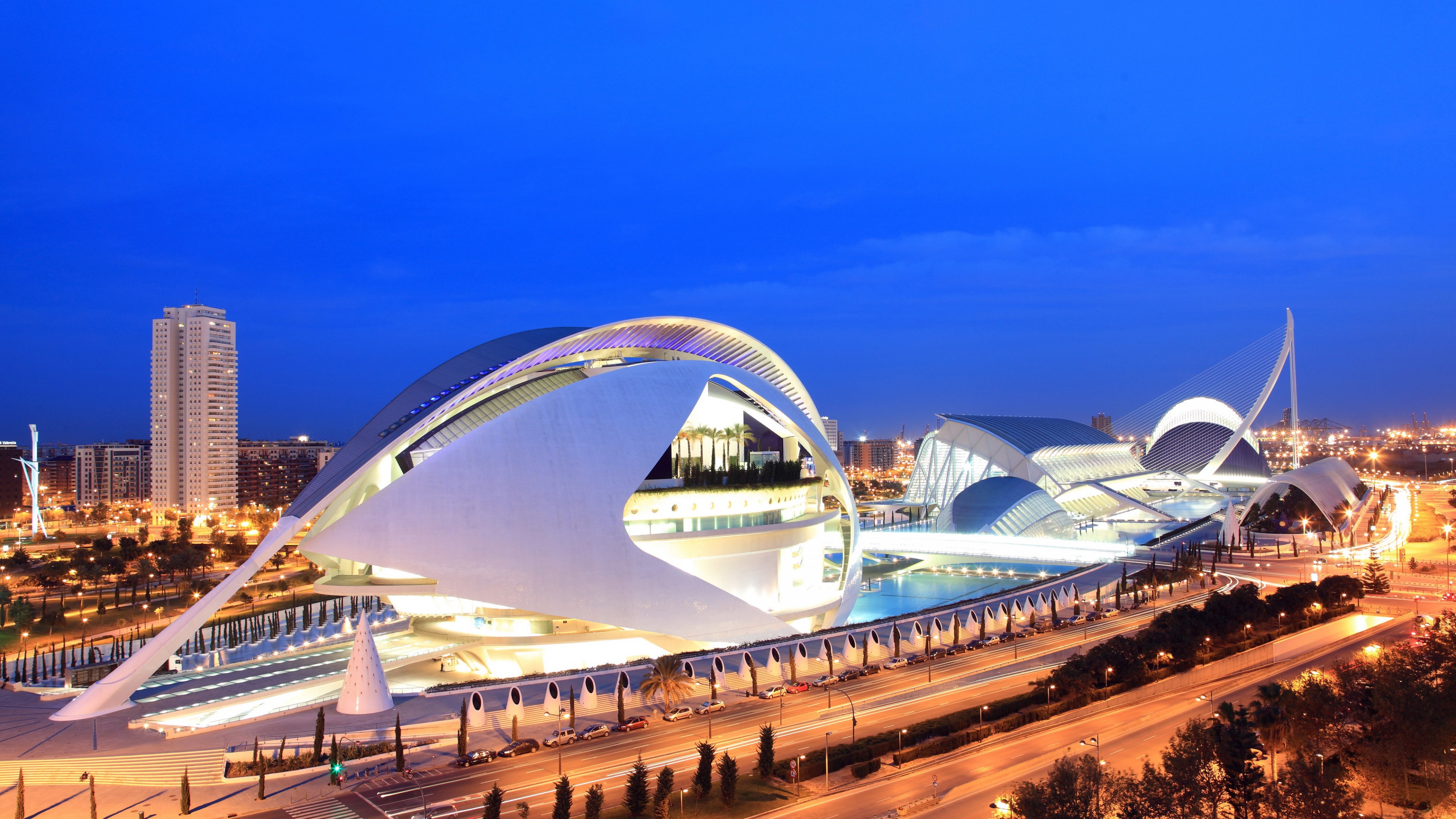 City of Arts and Sciences, Spain, Tourism, Travel, HD Wallpaper