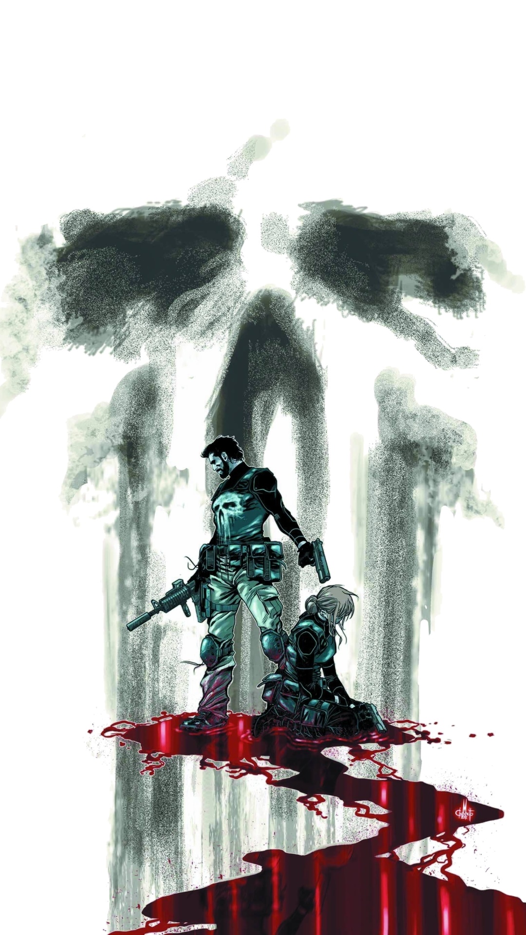 Comics Punisher, 1080x1920, Phone HD Wallpaper