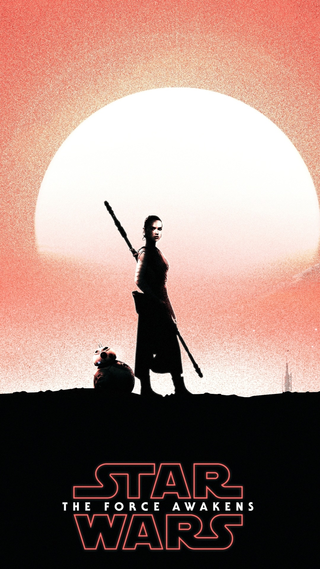 Movie Star Wars Episode VII: The Force Awakens, Rey (Star Wars), Star Wars, BB-8, 1080x1920, Phone HD Wallpaper