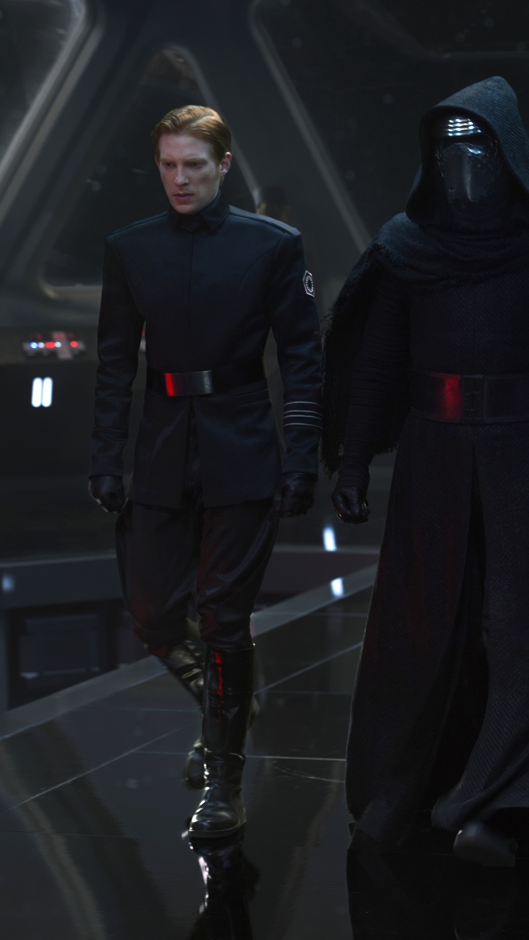 Movie Star Wars Episode VII: The Force Awakens, Captain Phasma, Star Wars, General Hux, Domhnall Gleeson, Kylo Ren, 1080x1920, Phone HD Wallpaper