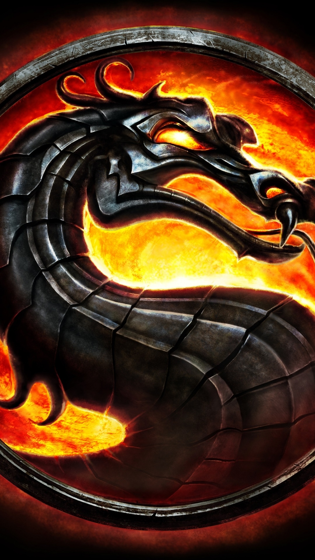 Video Game Mortal Kombat, Logo, 1080x1920, Phone HD Wallpaper