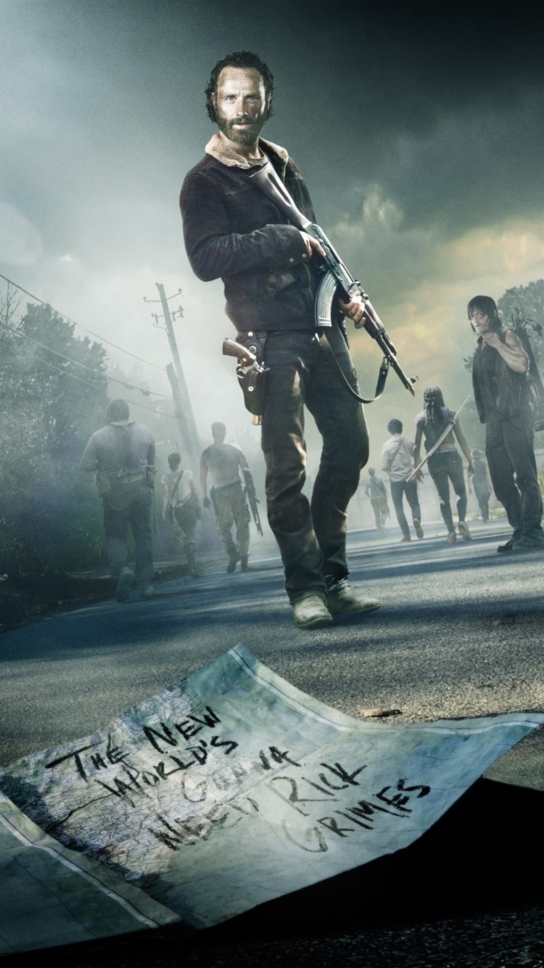 TV Show The Walking Dead, Rick Grimes, Andrew Lincoln, 1080x1920, Phone HD Wallpaper
