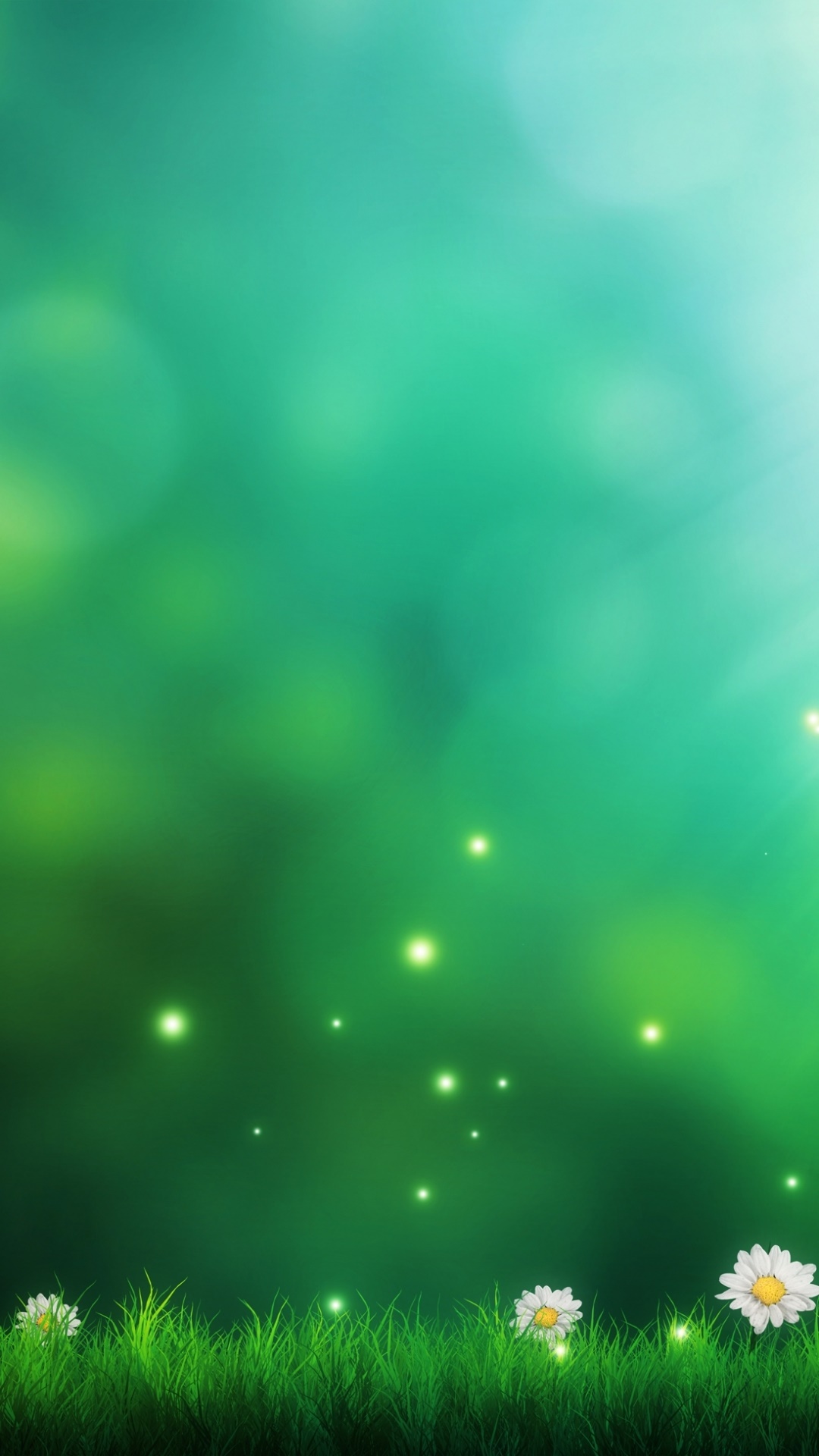Artistic Flower, Green, Light, 1080x1920, Phone HD Wallpaper
