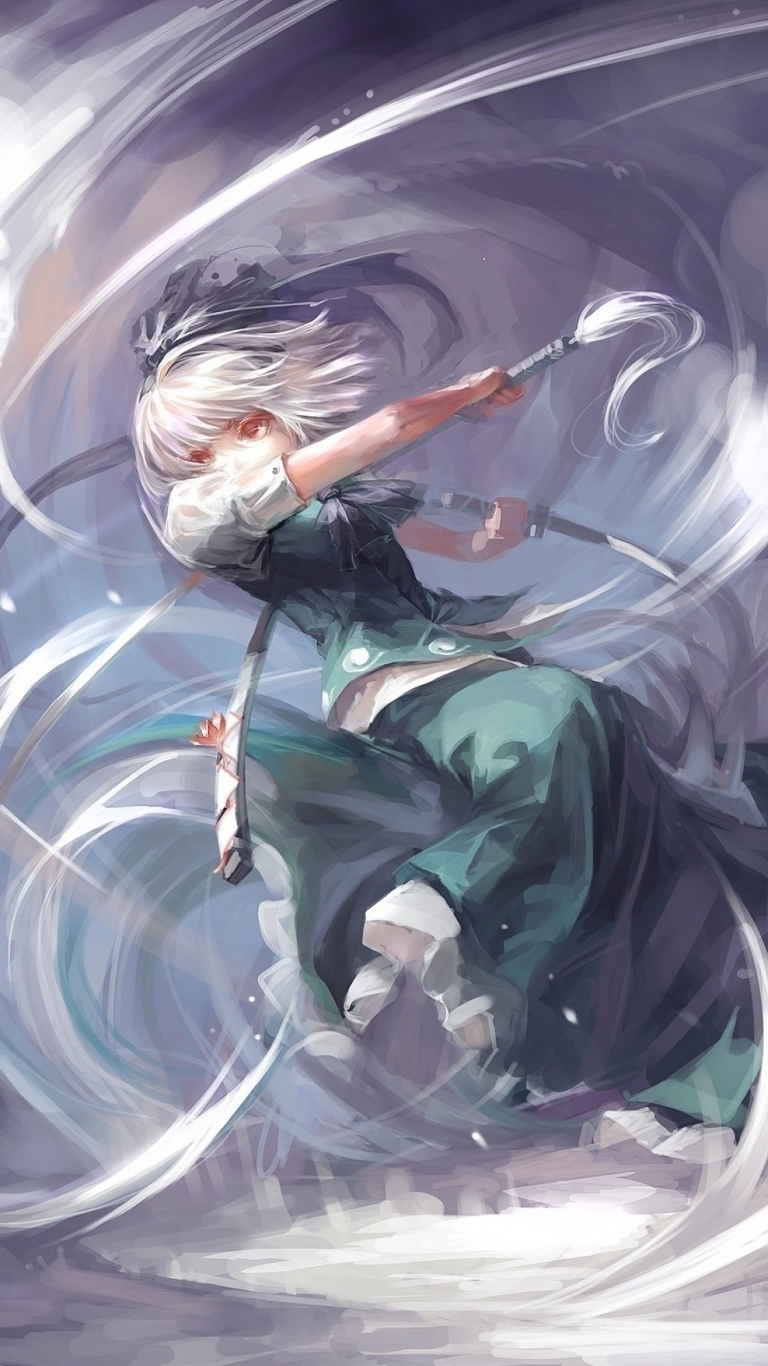 Anime Touhou, 1080x1920, Phone HD Wallpaper