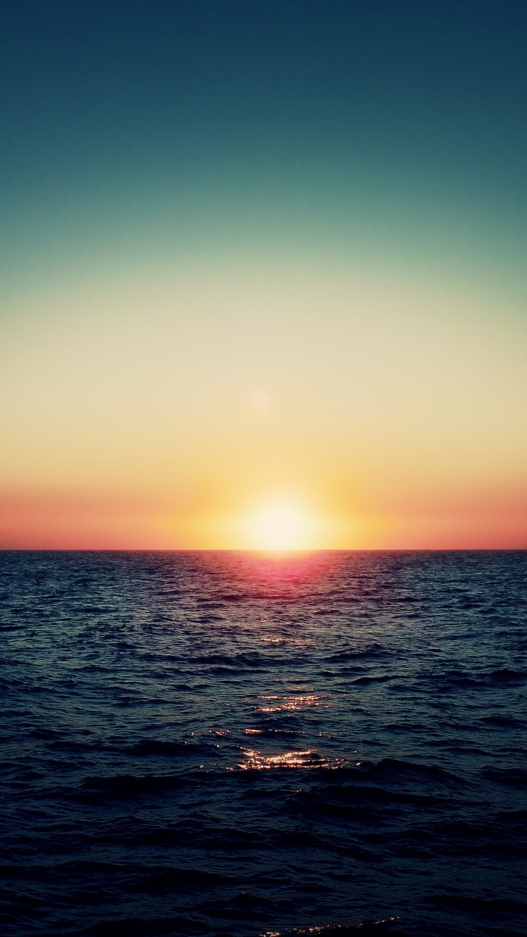 Earth Sunset, Ocean, Sea, Water, Sunrise, Sky, 1080x1920, Phone HD Wallpaper