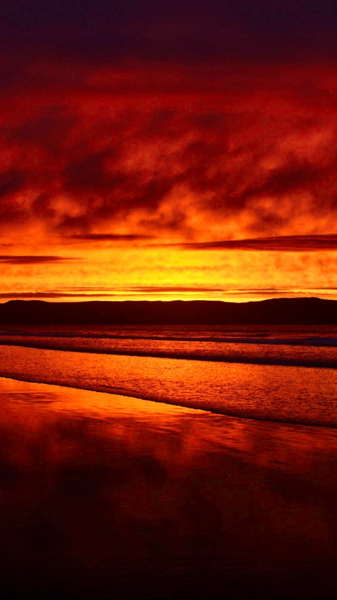 Earth Sunset, Sea, Horizon, Tropical, Beach, 1080x1920, Phone HD Wallpaper