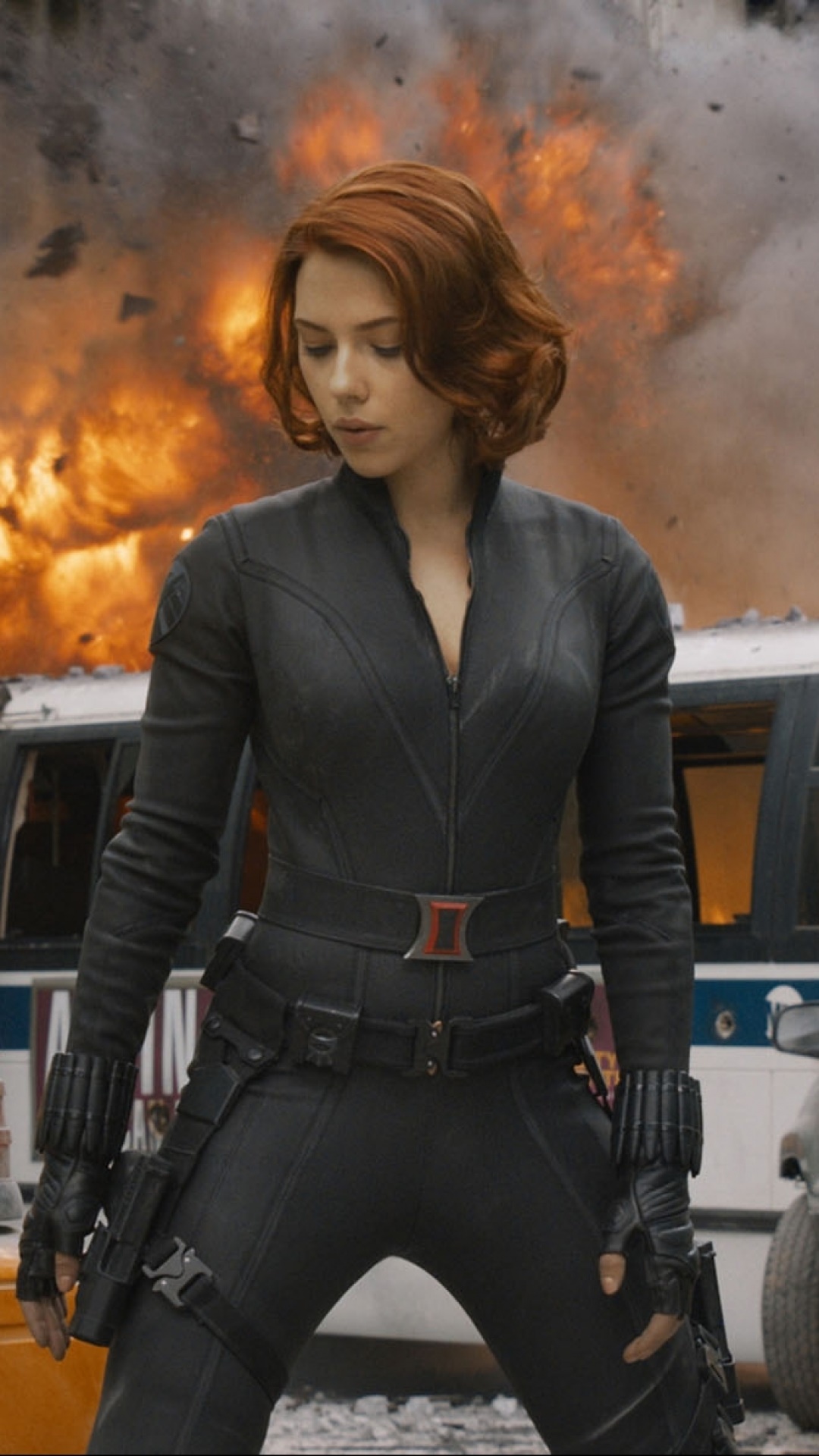 Movie The Avengers, Black Widow, Redhead, Avengers, Actress, Natasha Romanoff, 1080x1920, Phone HD Wallpaper