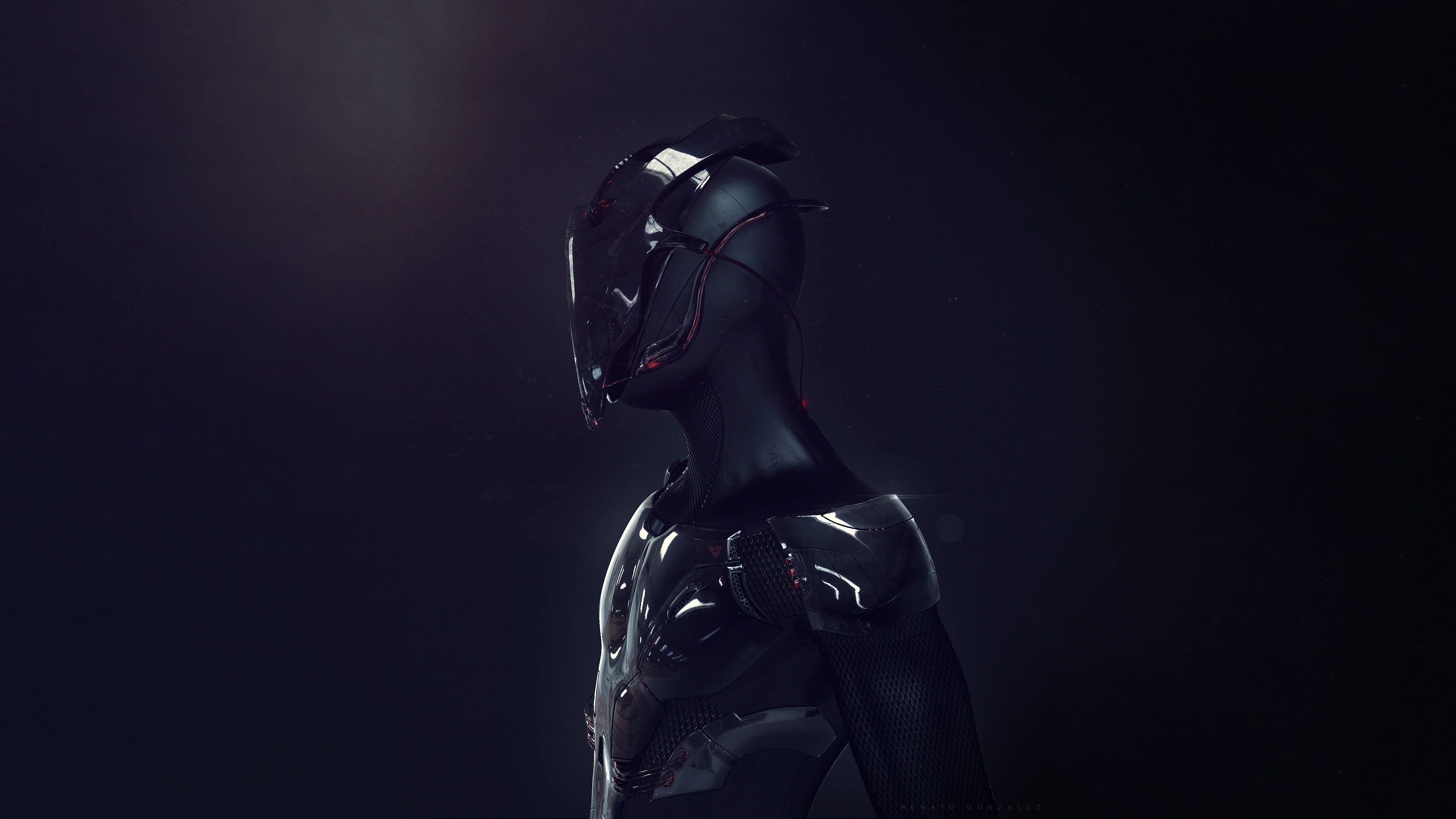 3d, ninja, HD Wallpaper