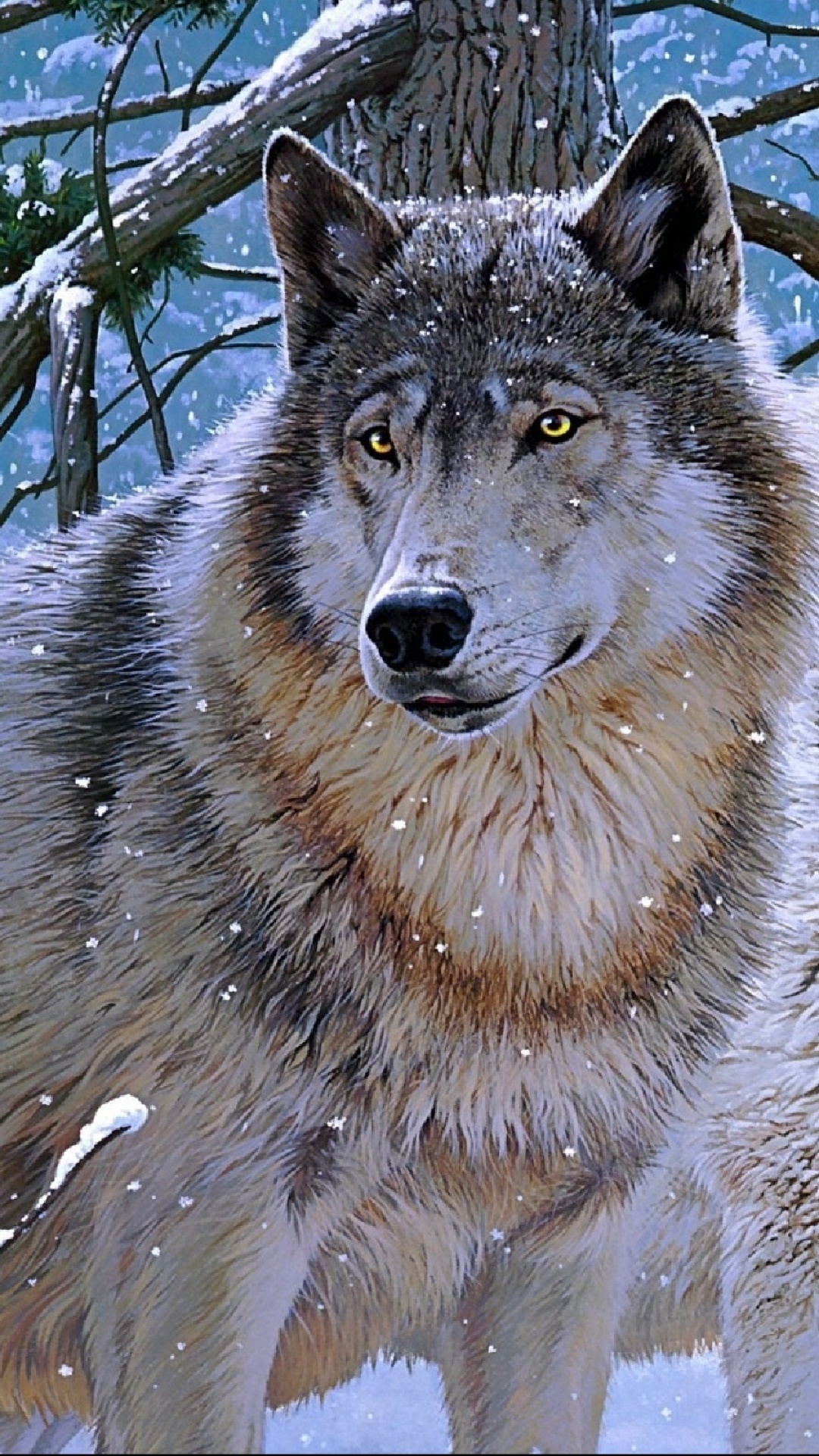 Animal Wolf, 1080x1920, Phone HD Wallpaper