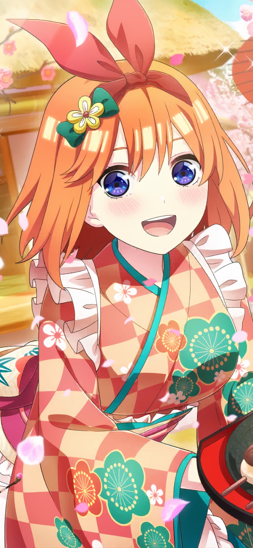 Anime The Quintessential Quintuplets, Yotsuba Nakano, 828x1792, Phone HD Wallpaper