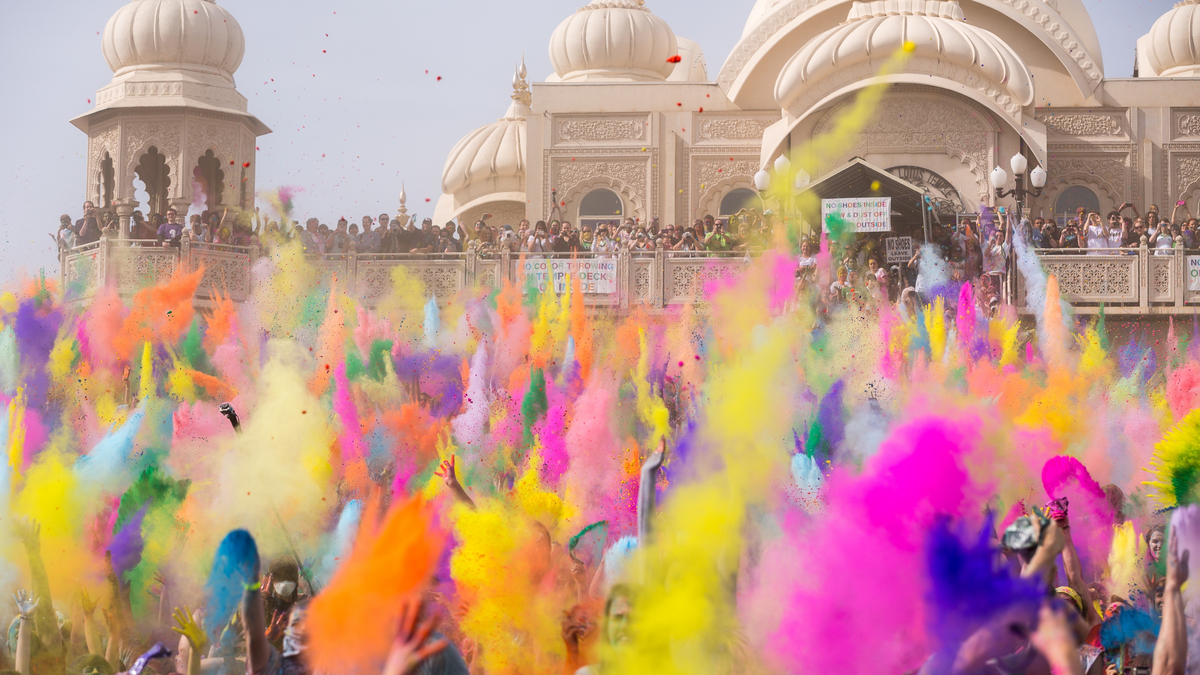 Holi Festival Of Colours, Indian holiday, spring, life, new moon, Holika, colored powder, event, HD Wallpaper