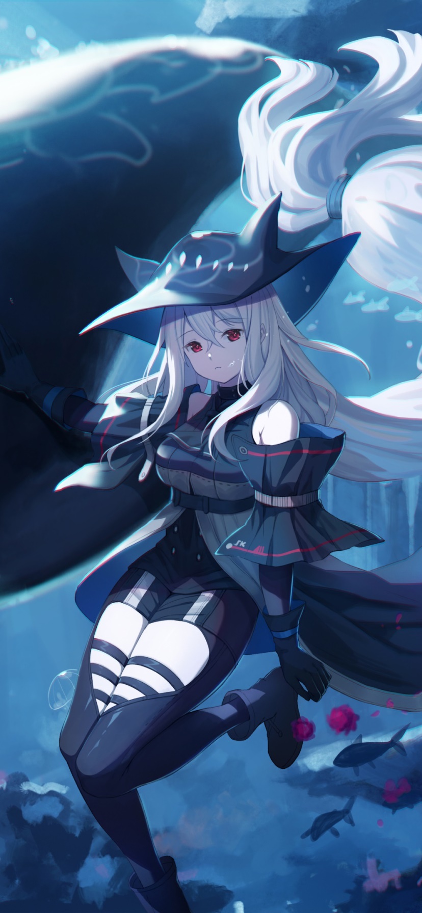 Video Game Arknights, Skadi (Arknights), 828x1792, Phone HD Wallpaper
