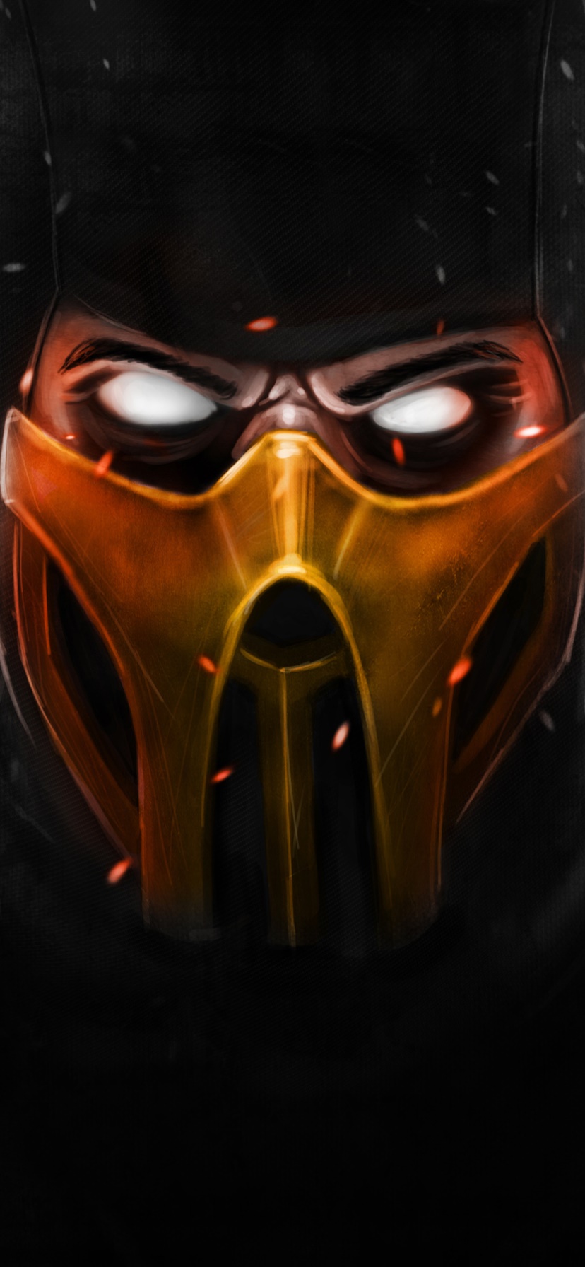 Video Game Mortal Kombat, Scorpion (Mortal Kombat), 828x1792, Phone HD Wallpaper