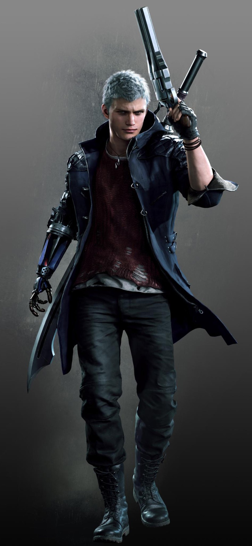 Video Game Devil May Cry 5, Nero (Devil May Cry), 828x1792, Phone HD Wallpaper