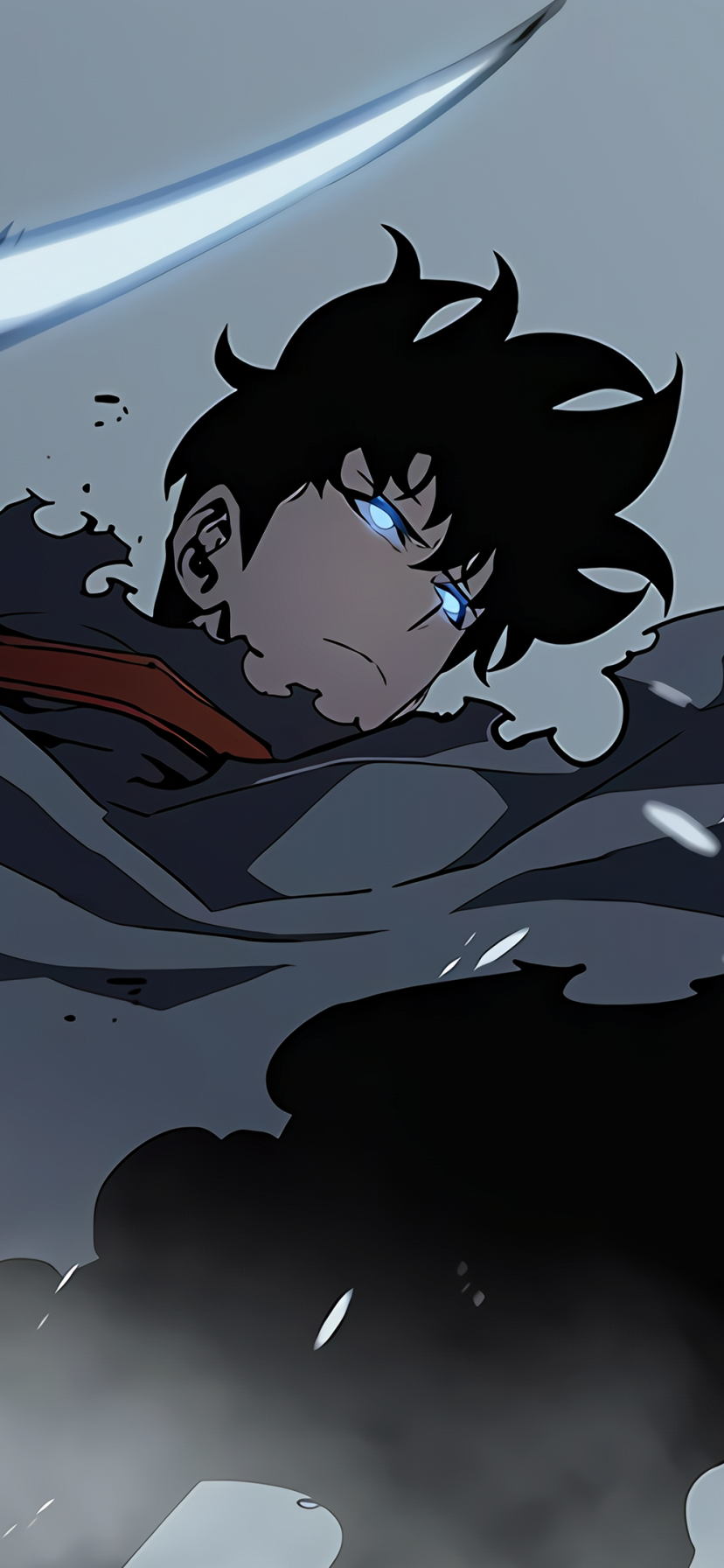 Anime Solo Leveling, Sung Jin-Woo, 828x1792, Phone HD Wallpaper
