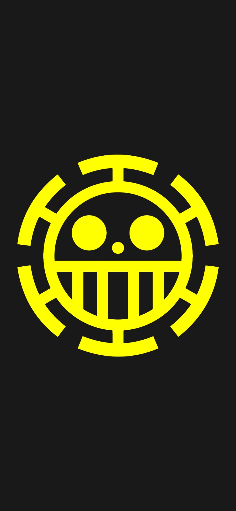 Anime One Piece, Trafalgar Law, Logo, 828x1792, Phone HD Wallpaper