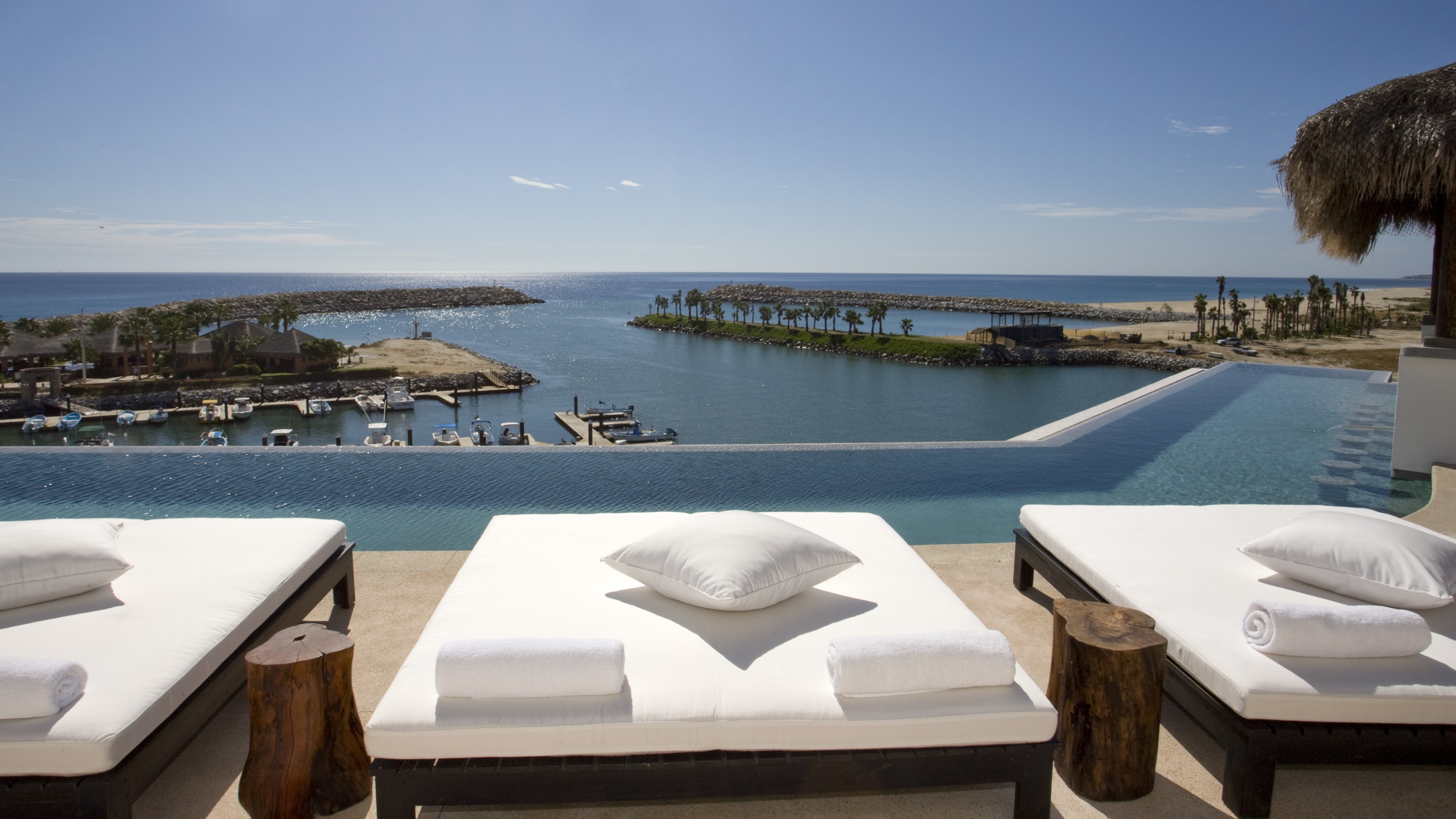 El Ganzo, Mexico, The best hotel pools 2017 tourism, travel, resort, vacation, pool, sunbed, HD Wallpaper